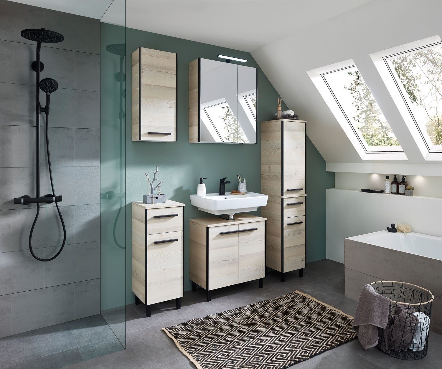 Vito Hängeschrank Hängeschrank, ALOMI, Beige, B 30 cm, T 20 cm