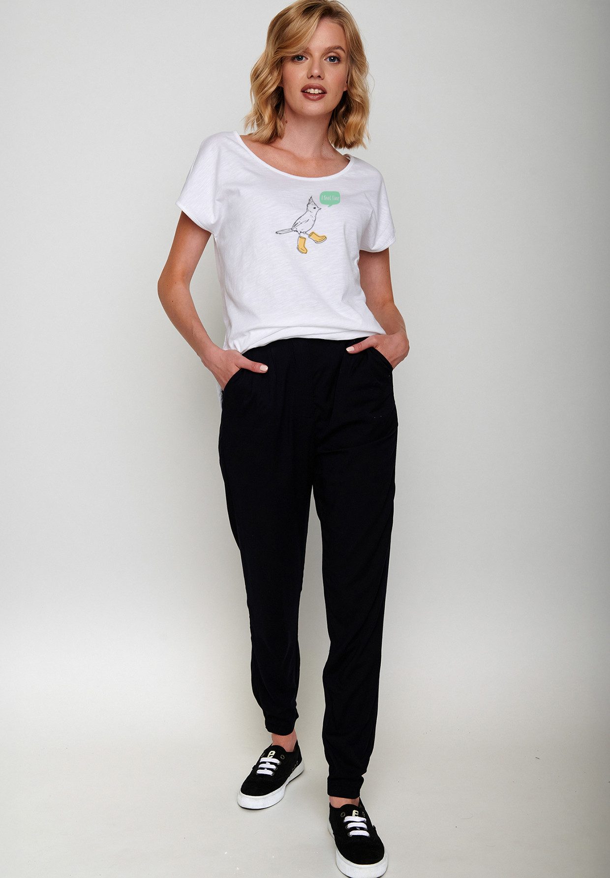 GreenBomb T-Shirt Cool Animal Bird Fine Motiv Tiere Vogel (1-tlg., 1) Rundhalsausschnitt, Bio-Baumwolle, GOTS Zertifiziert