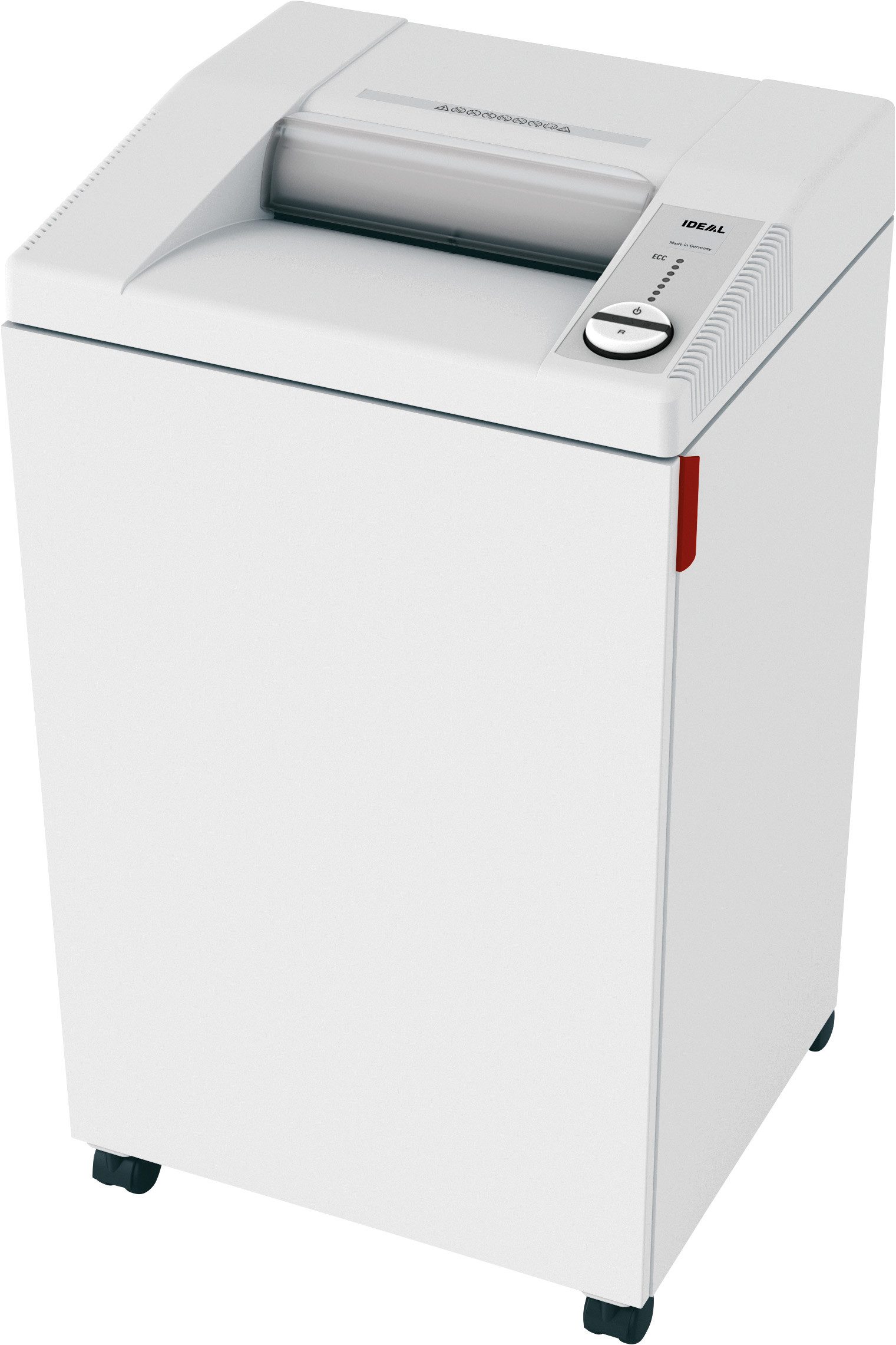 IDEAL Aktenvernichter 3104 Partikelschnitt 2 x 15 mm, Made in Germany, P-5, 120 Liter, 5 Jahre Herstellergarantie