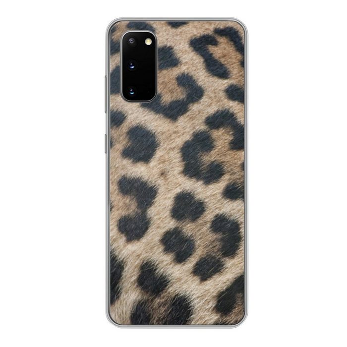 MuchoWow Handyhülle Leopardenmuster Phone Case Handyhülle Samsung Galaxy S20 Silikon Schutzhülle