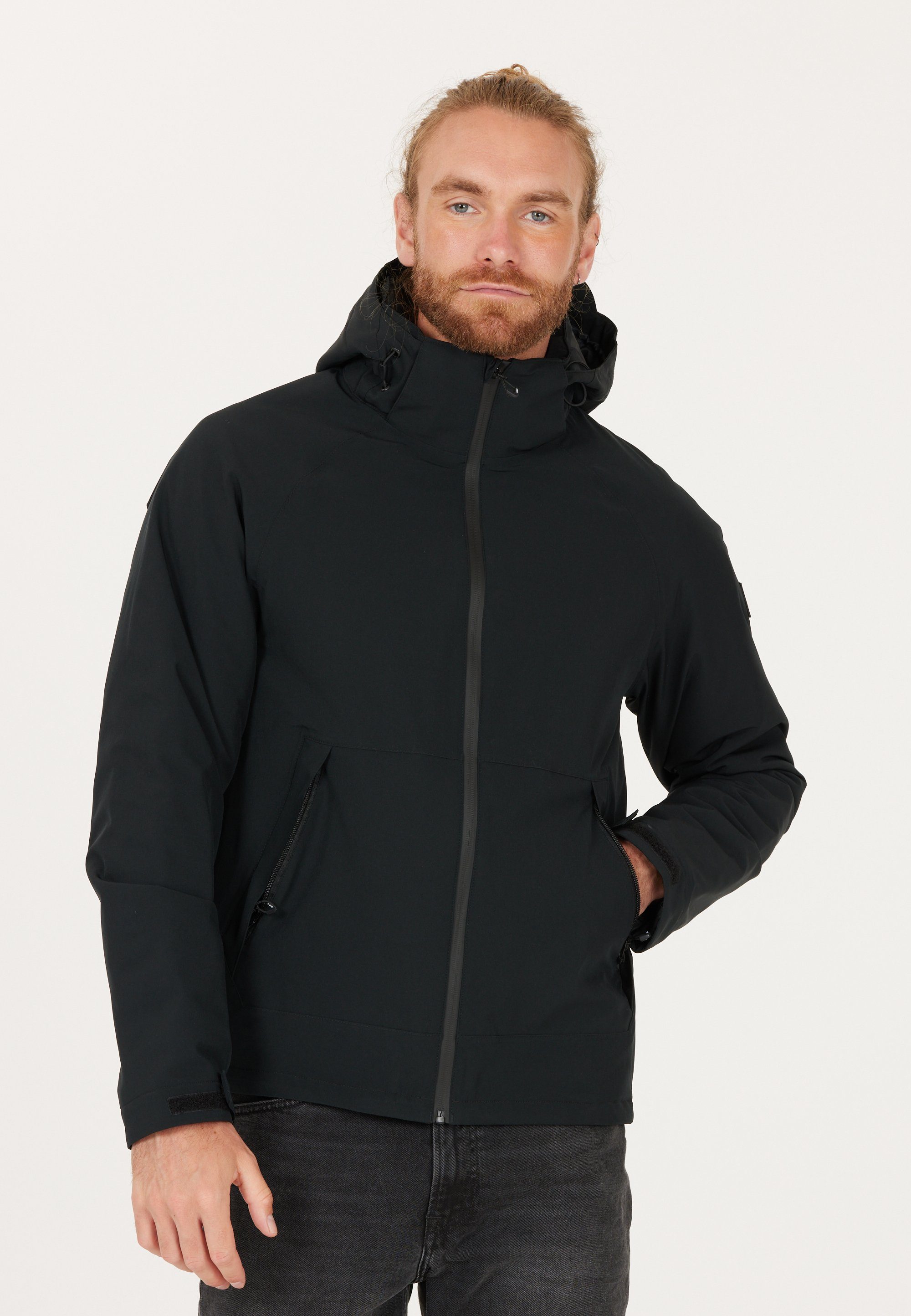 REPORT WEATHER mm 15.000 Brennon Outdoorjacke Wassersäule mit schwarz