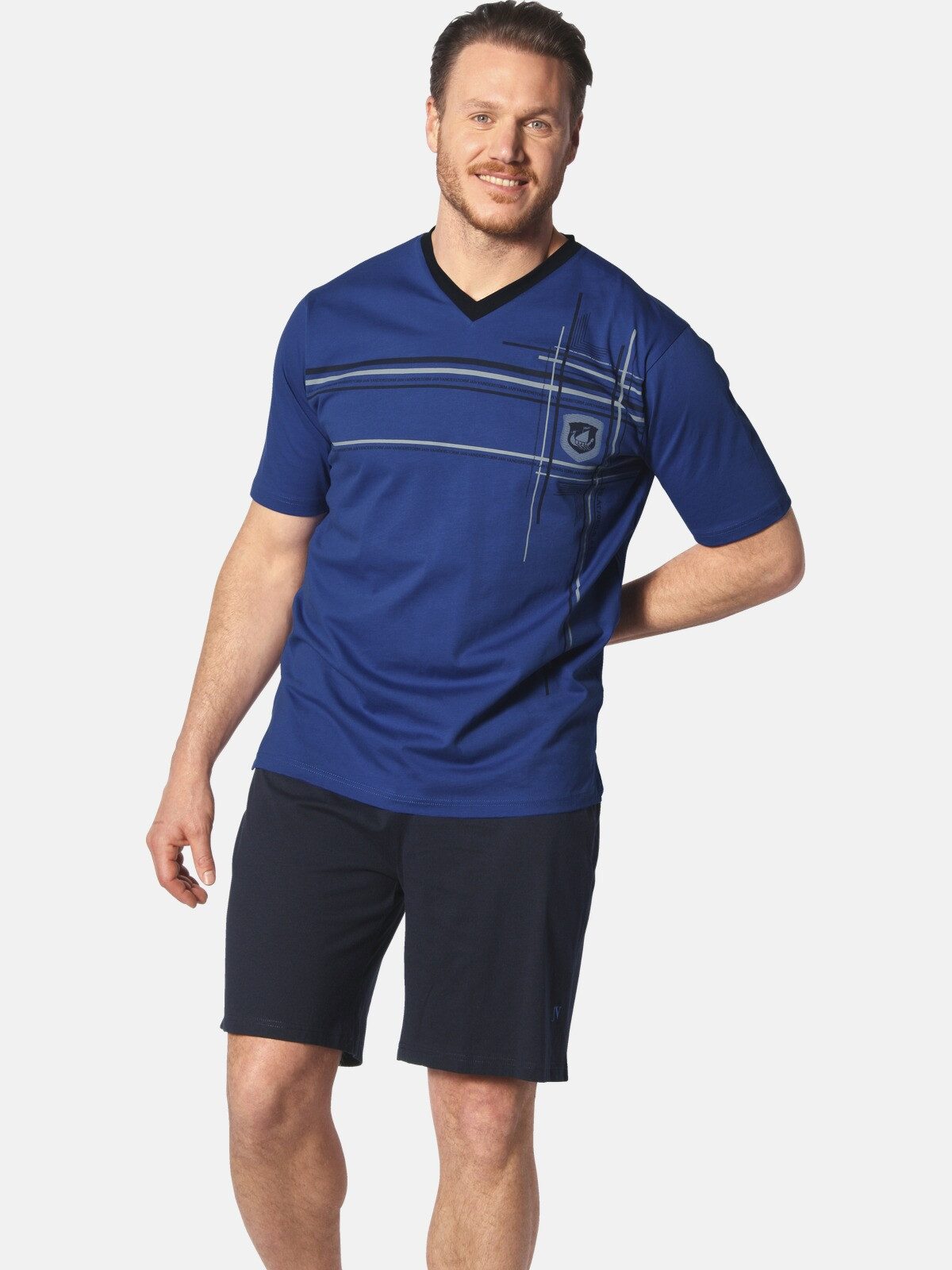 Jan Vanderstorm Shorty YORICK (Set, 2 tlg) mit V-Ausschnitt