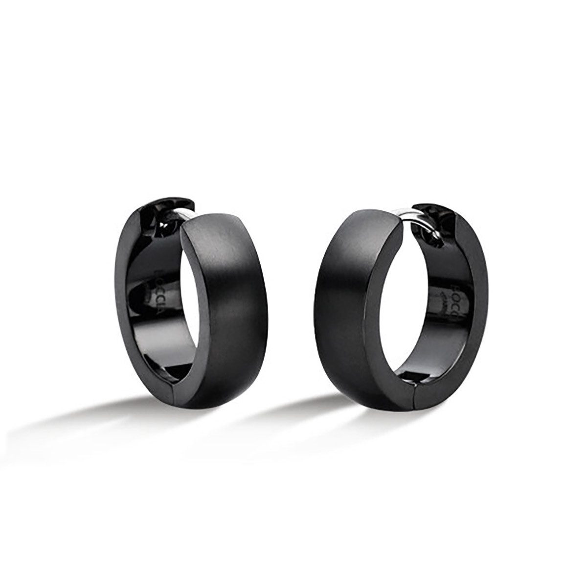 Boccia Paar Creolen Damen-Creolen Titan Schwarz