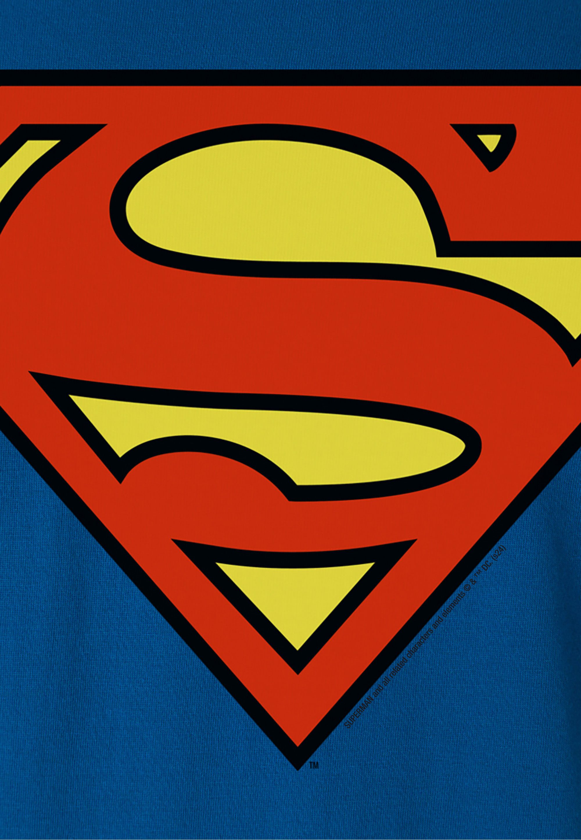 LOGOSHIRT T-Shirt DC - Superman Logo Clean mit coolem Superman-Print