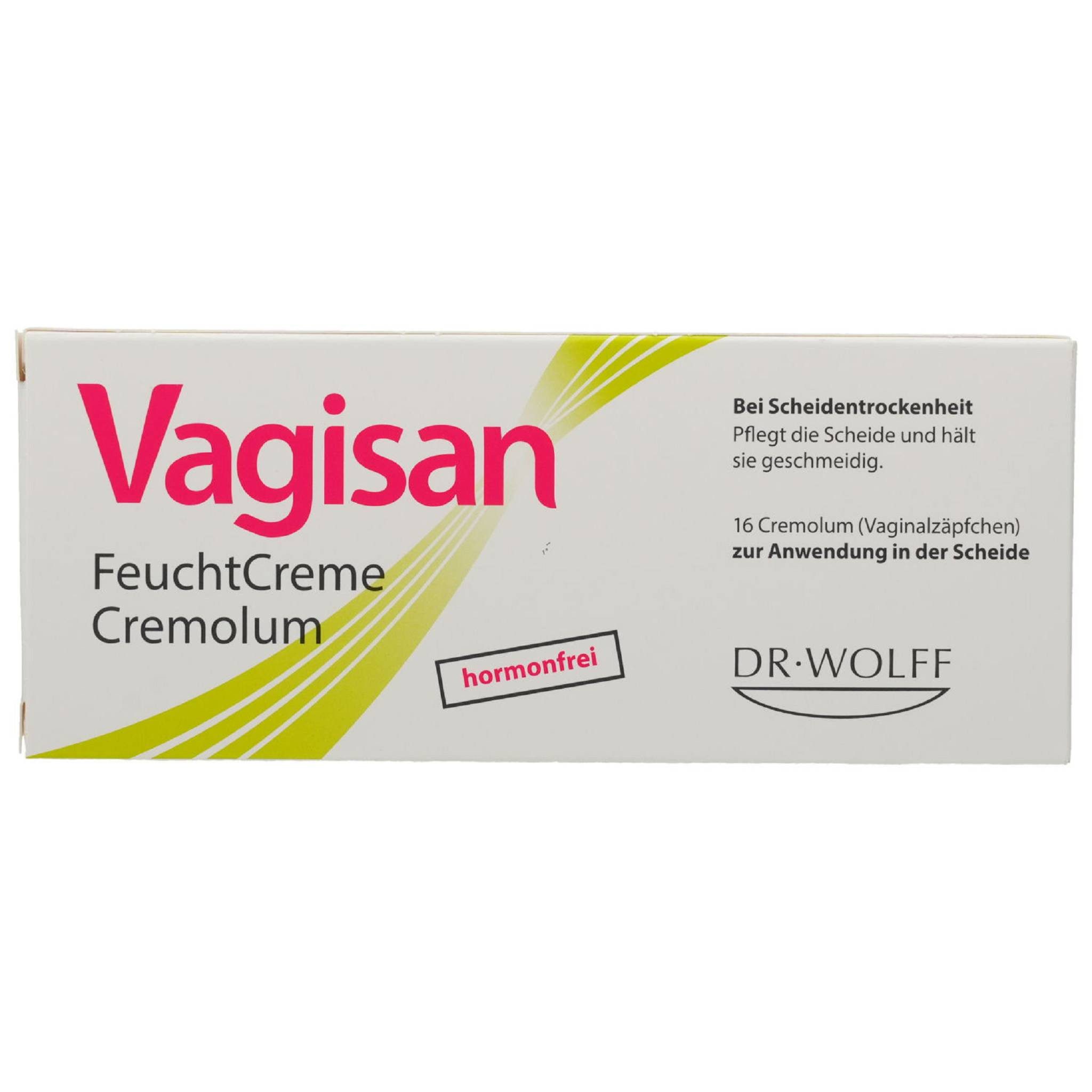 Vagisan Intimpflege FeuchtCreme Cremolum 16St PZN 10339834