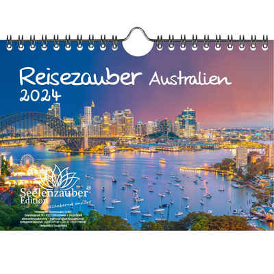 Seelenzauber Wandkalender Reisezauber Australien DIN A5 Wandkalender für 2024 Sydney Australien