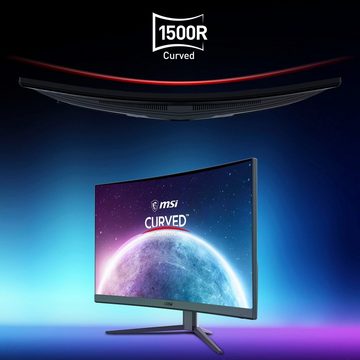 MSI Optix G32C4 E2 Curved-Gaming-LED-Monitor (80 cm/32 ", 1920 x 1080 px, Full HD, 1 ms Reaktionszeit, 170 Hz, VA LED, 3 Jahre Herstellergarantie)