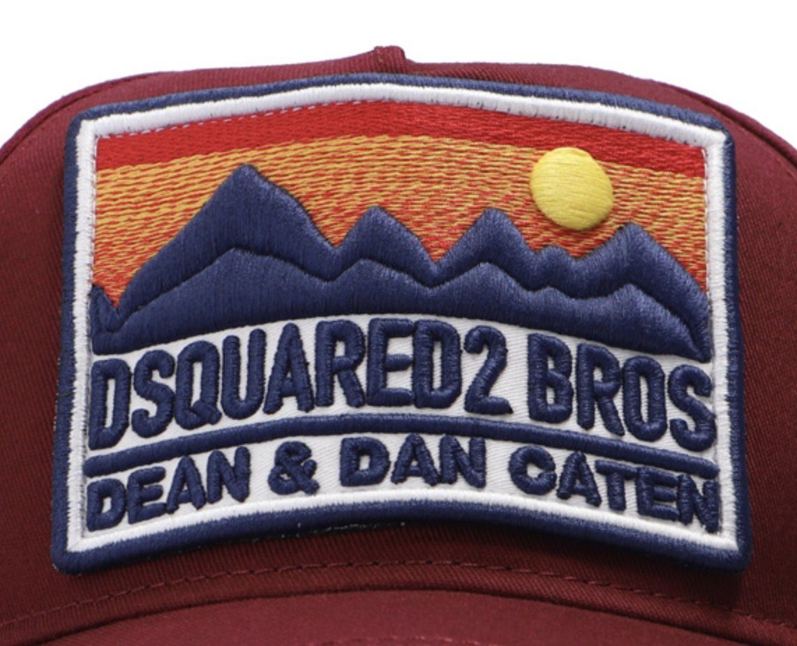 Dsquared2 Baseball Cap DS-207-Dunkelrot