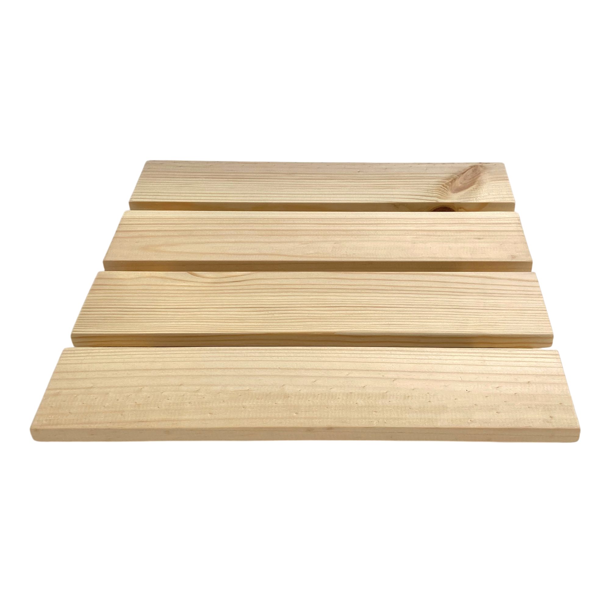 herbeschick. Holzkiste Deckel 32x32 cm für Vollholzkiste mit Sprossen