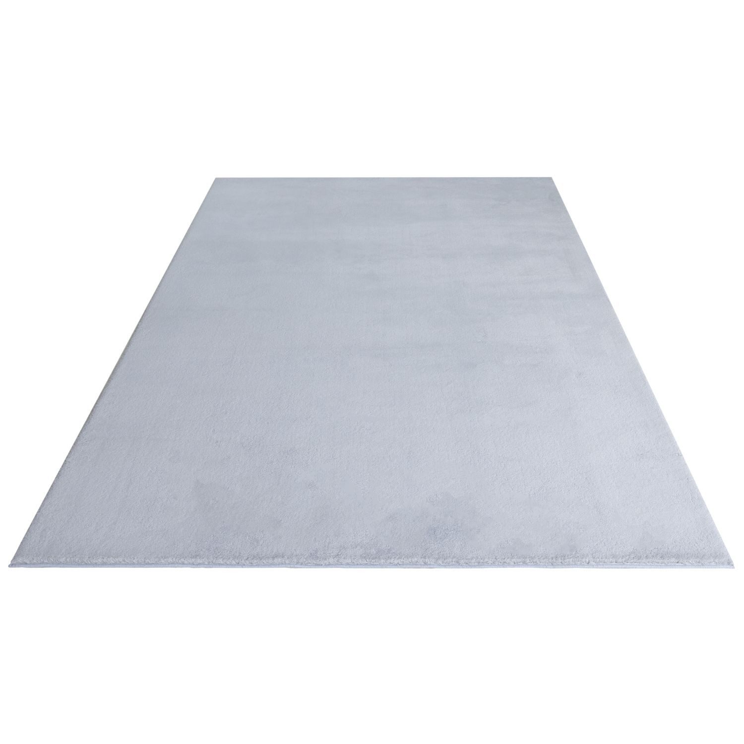 Teppich Boss Hochflor-Teppich Hochflor Teppich Birgit 225 - Grau, rechteckig, Höhe: 37 mm