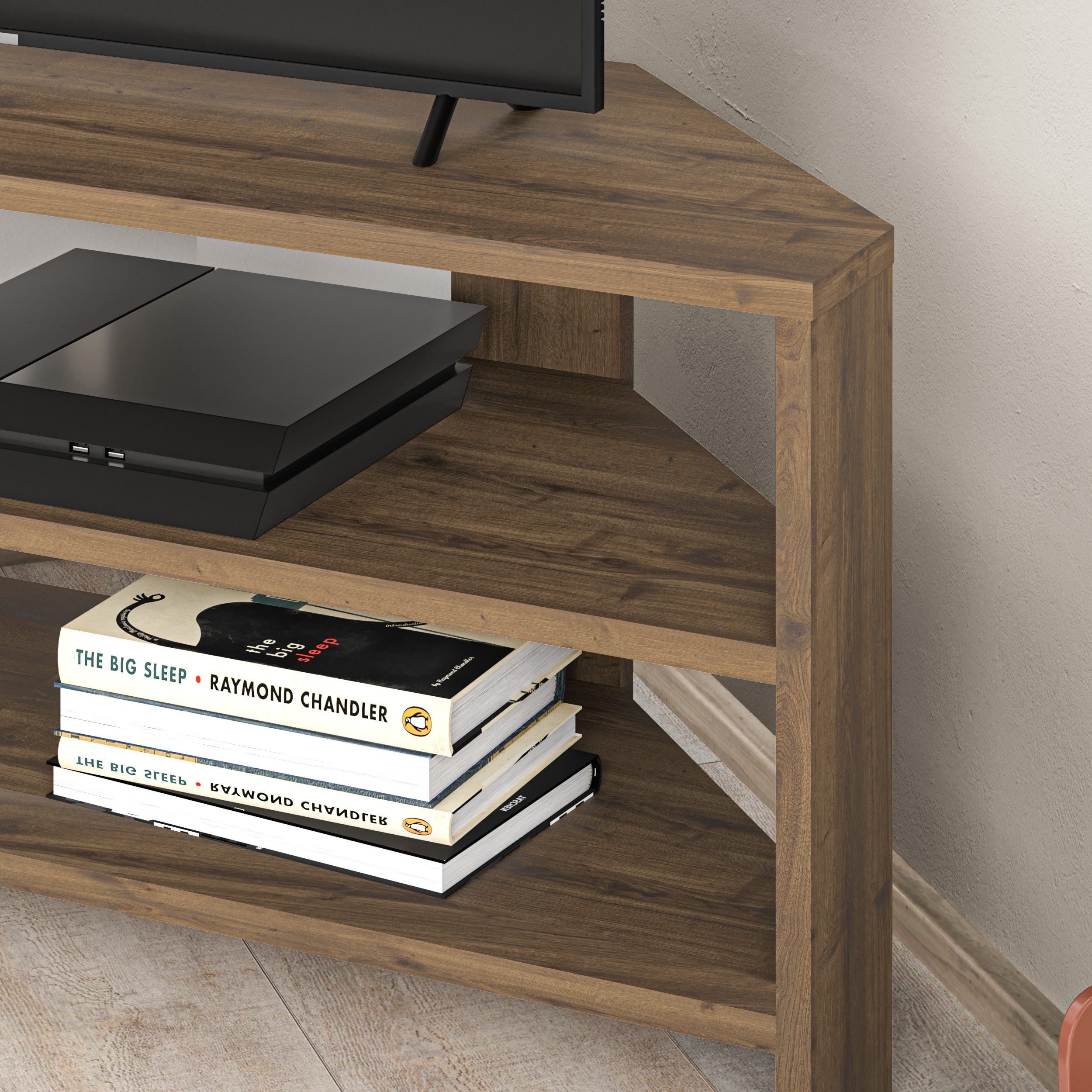 Decortie TV-Schrank Thales (1 set) Modernes Eck-Fernsehgerät Multimedia-Center, 110 x 36 x 45 cm