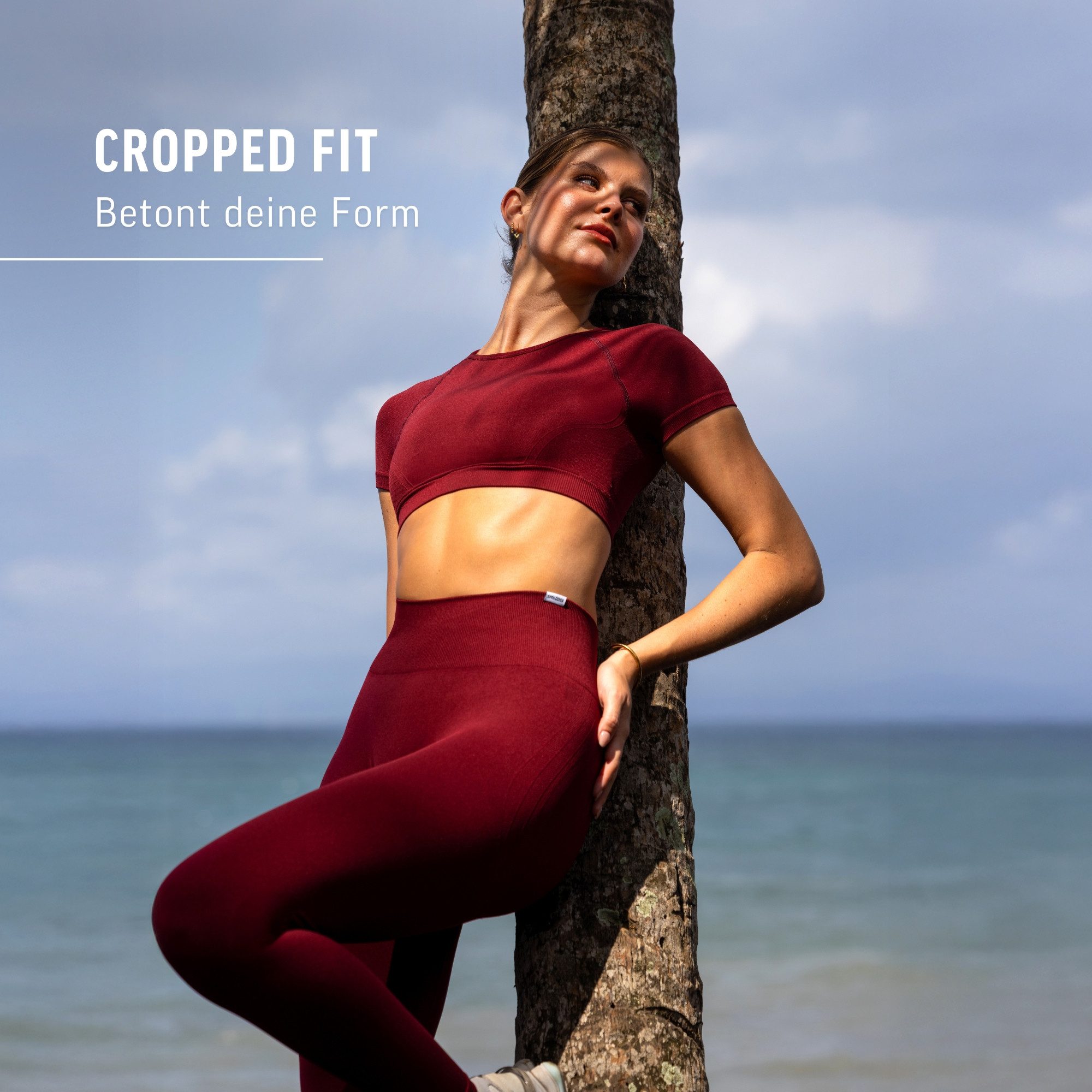 Smilodox Trainingsshirt Soheli, Seamless Fitness Crop Top mit kurzem Ärmel, Gym & Yogashirt Seamless, Bewegungsfreiheit, Trainingsshirt, bauchfrei