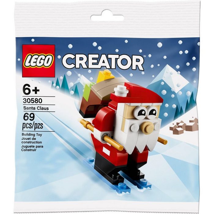 LEGO® Konstruktionsspielsteine LEGO® Polybag Weihnachtsmann (Set 69 St)