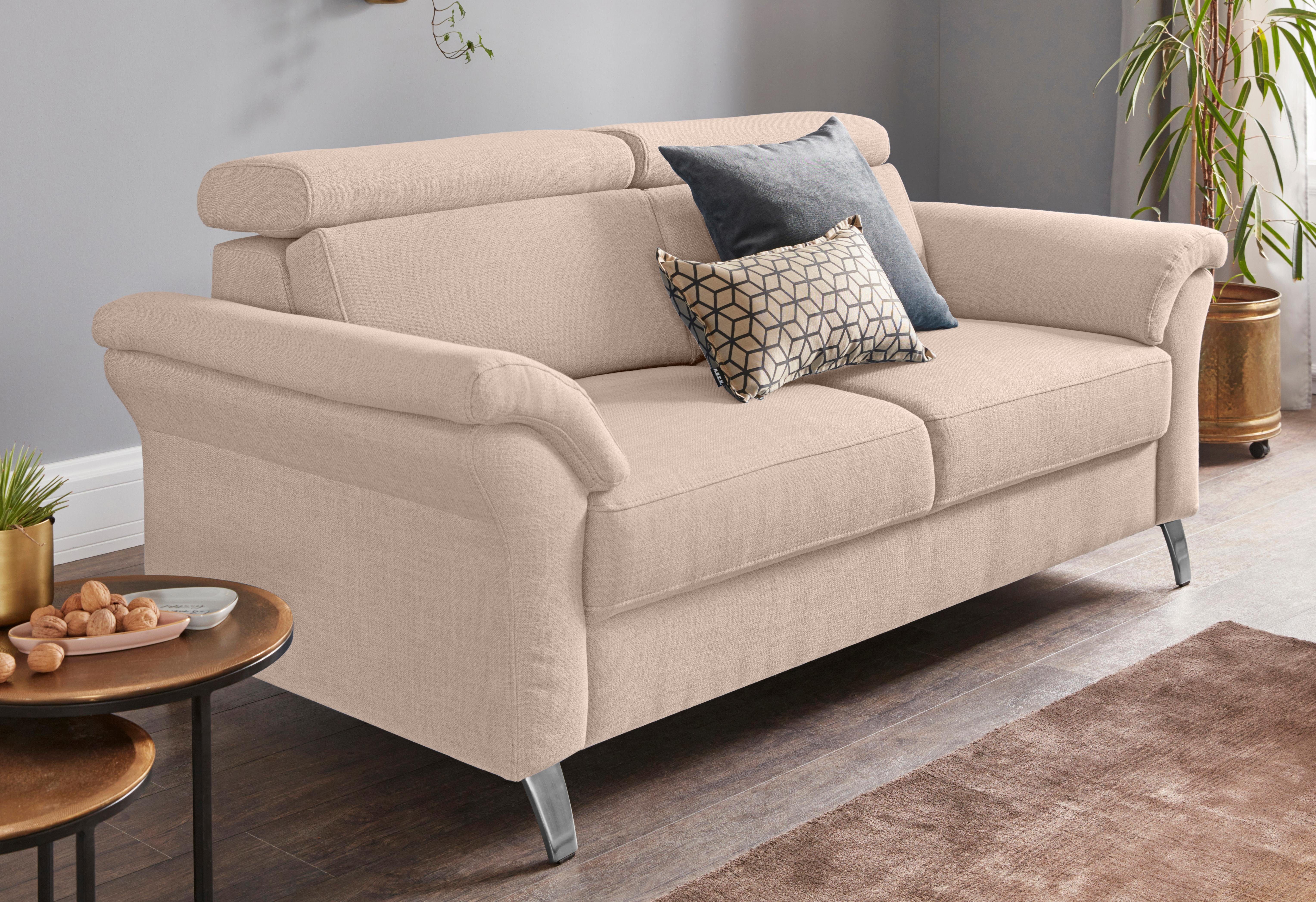 sit&more 2,5-Sitzer Arngast, inklusive Federkern und Kopfteilverstellung