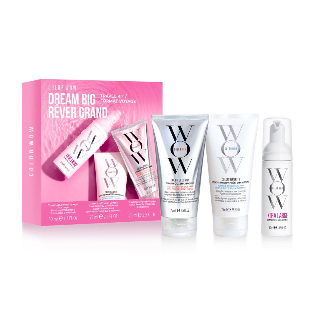 COLOR WOW Haarpflege-Set Color Wow Dream Big Discovery Set Volumenpflege 200 ml, 3-tlg., reichhaltig