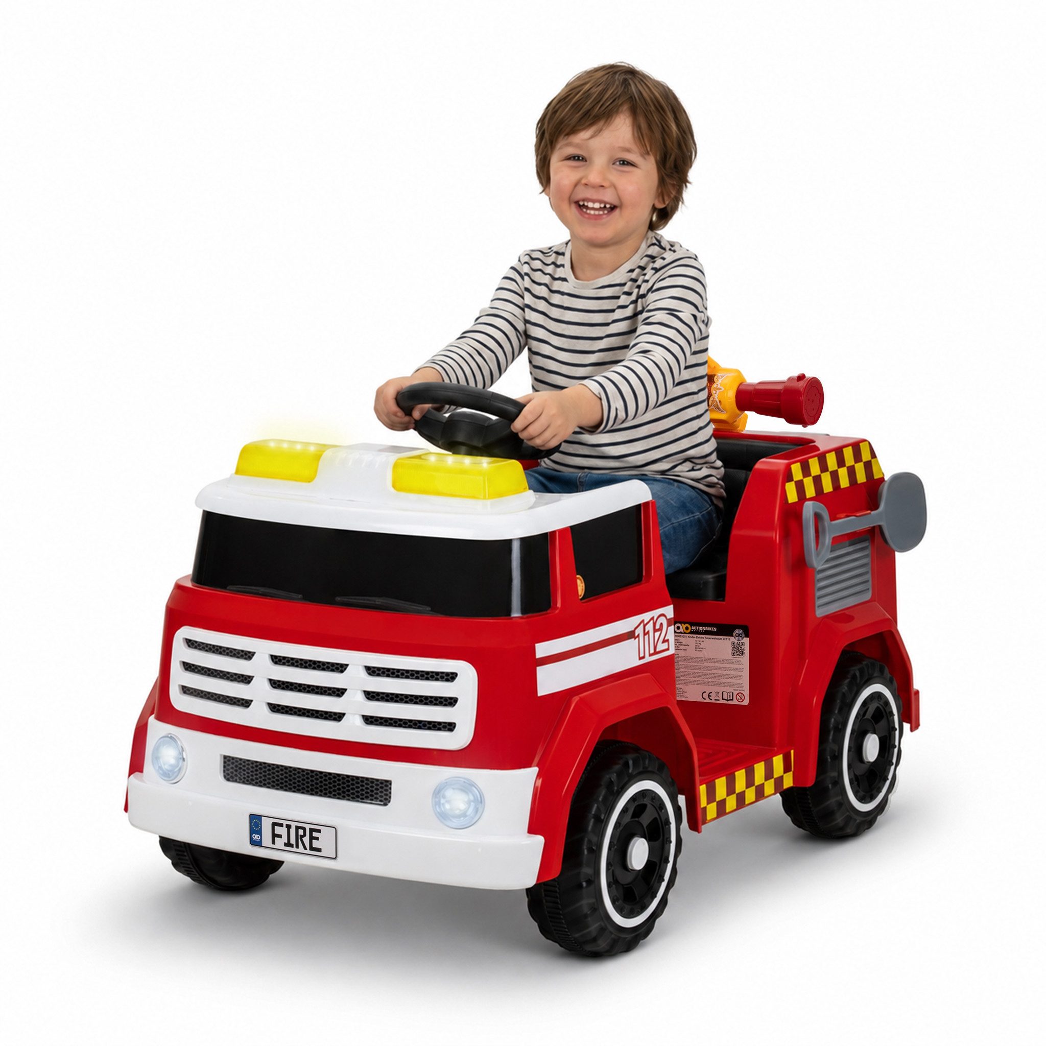 Elektro-Kinderauto Kinder Elektro Feuerwehrauto LF112