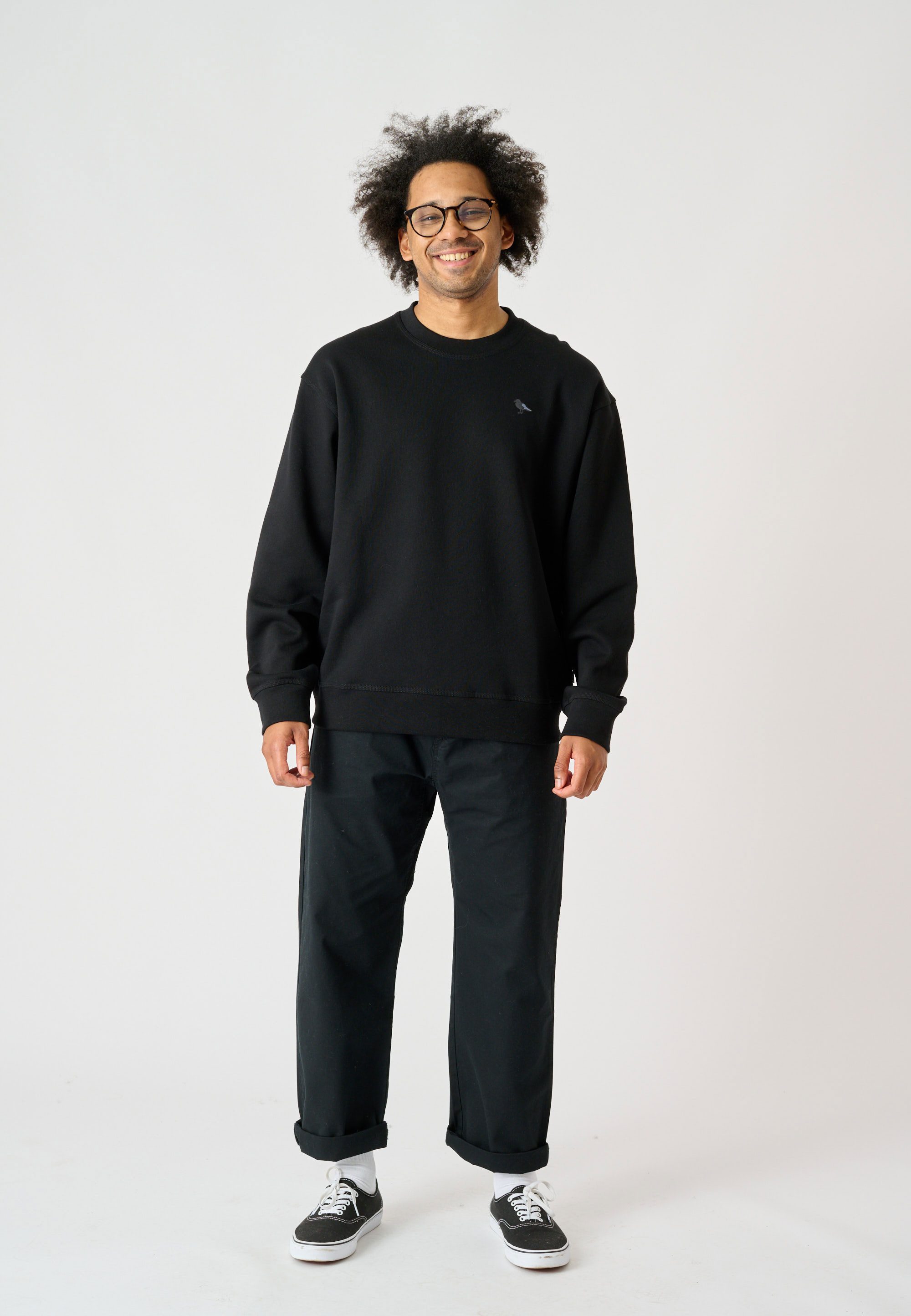 Cleptomanicx Sweatshirt Embro Gull Mono mit günstig online kaufen
