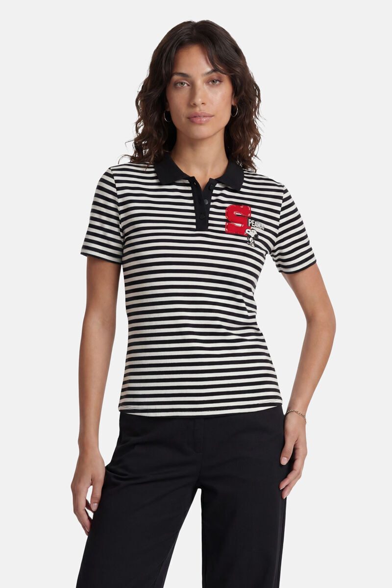 Princess goes Hollywood Poloshirt Peanuts™ Snoopy mit Snoop-Stickerei