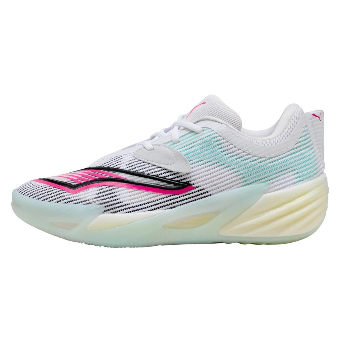 PUMA Hallen-Indoorschuhe All-Pro Nitro™ 2 (Basketball) 2025 weiss/bunt Badmintonschuh