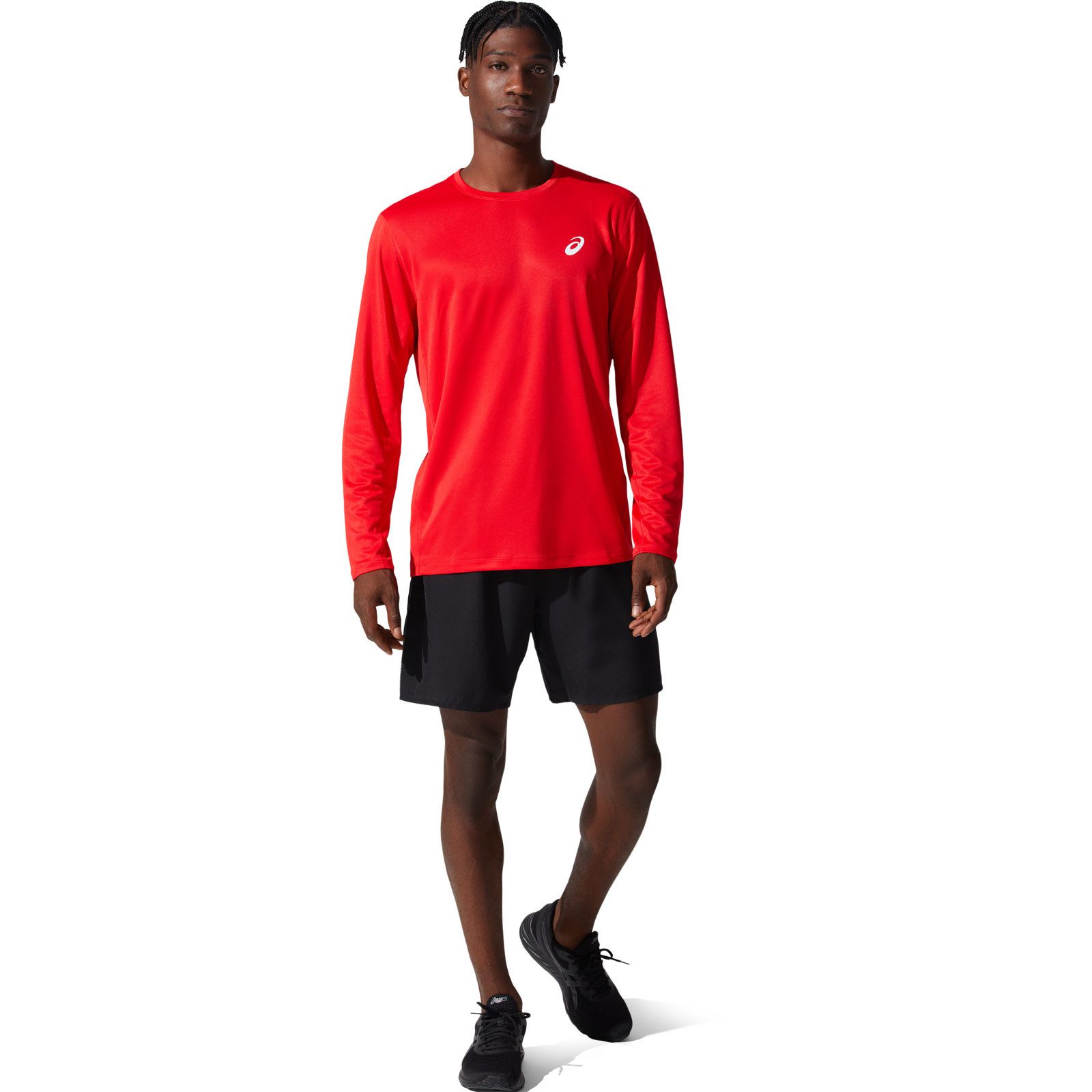 Asics 2-in-1-Shorts CORE 2in1 7in SHORT Men 2011C335-001 weite Laufhosen und Tight Kombination in schwarz