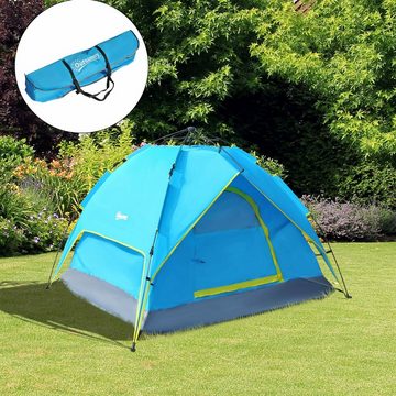 Outsunny Faltzelt Campingzelt für 3-4 Personen