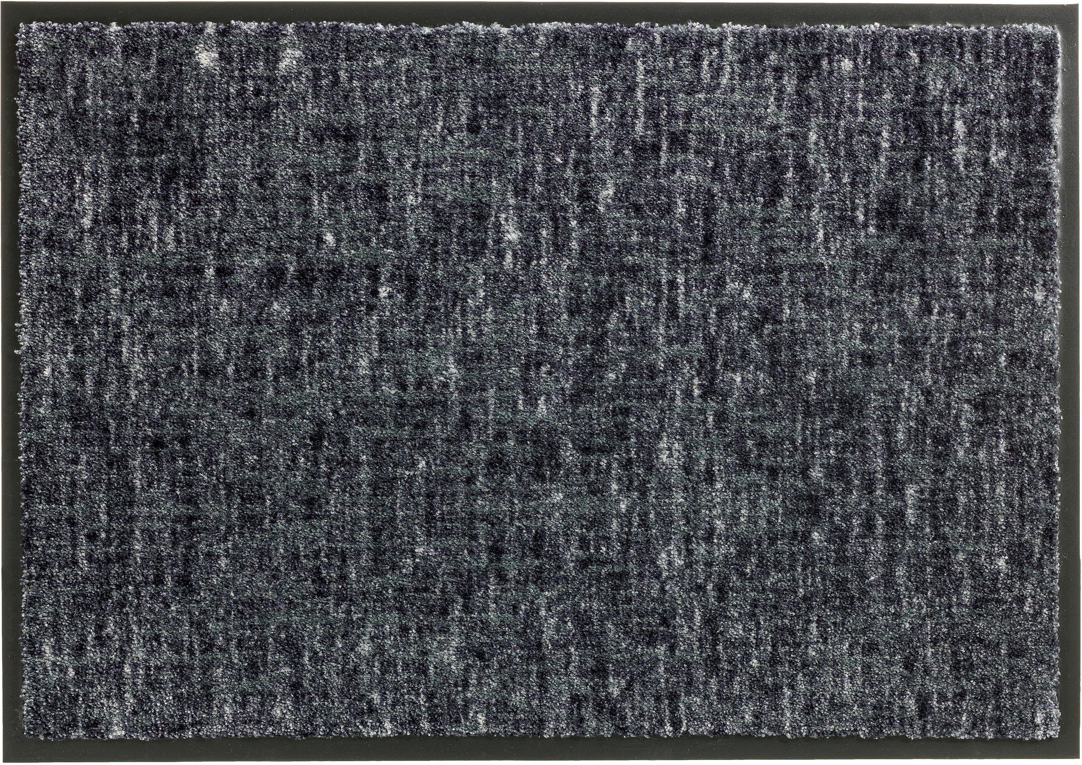 mm, SCHÖNER Schmutzfangmatte, Höhe: grau waschbar Fußmatte Miami rechteckig, 003, WOHNEN-Kollektion, 7