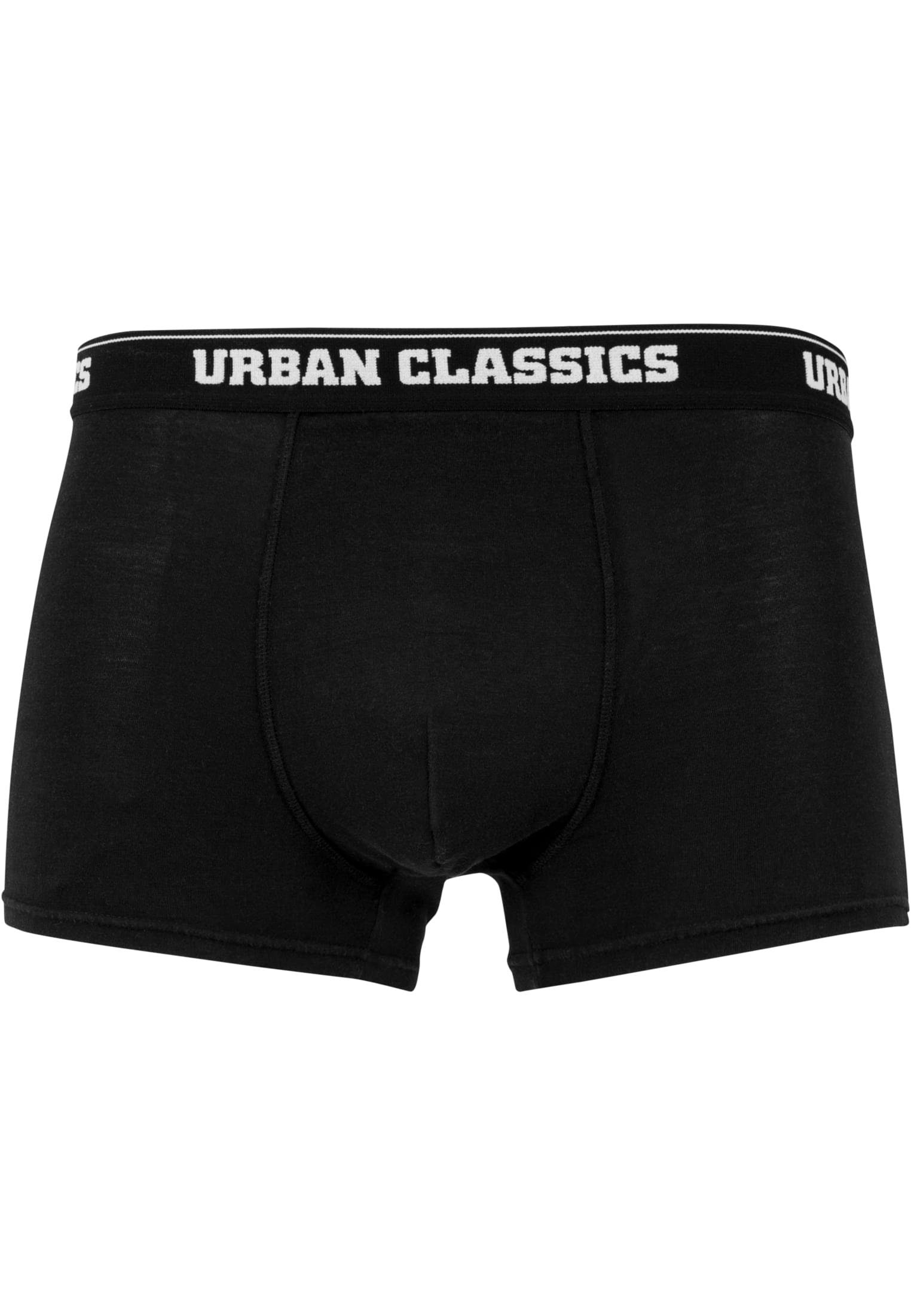 URBAN CLASSICS Boxershorts Herren Organic Boxer Shorts 3-Pack (1-St) white/navy/black