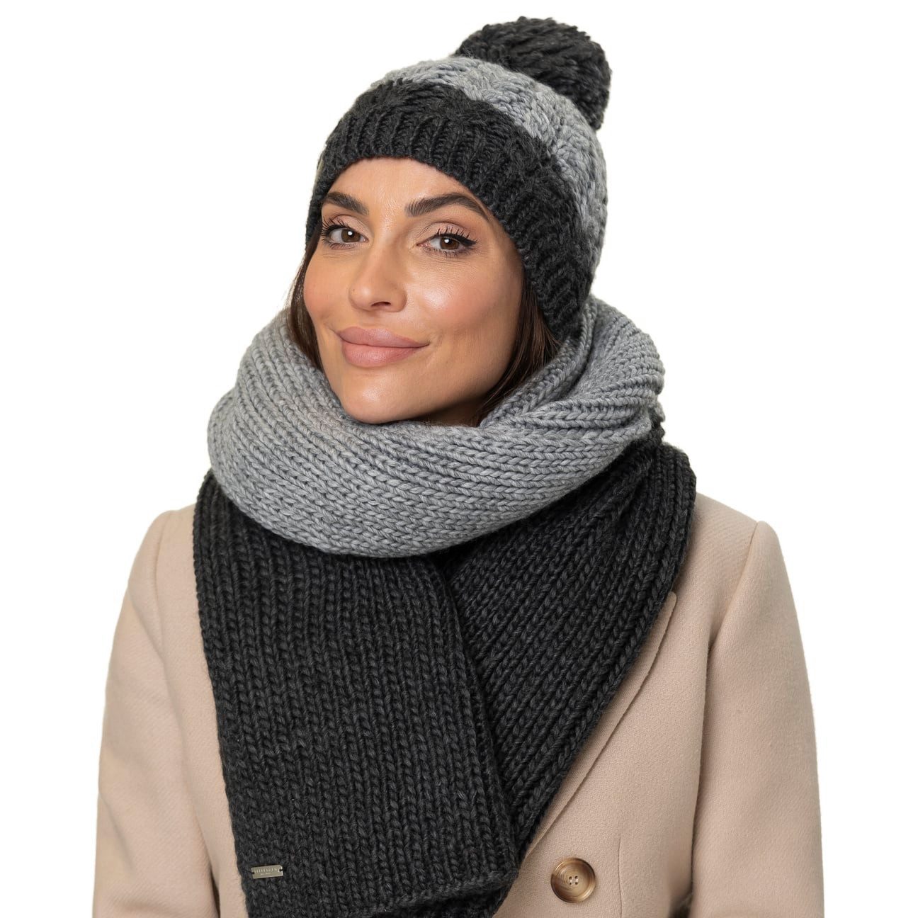 Seeberger Strickschal, (1-St), Schal