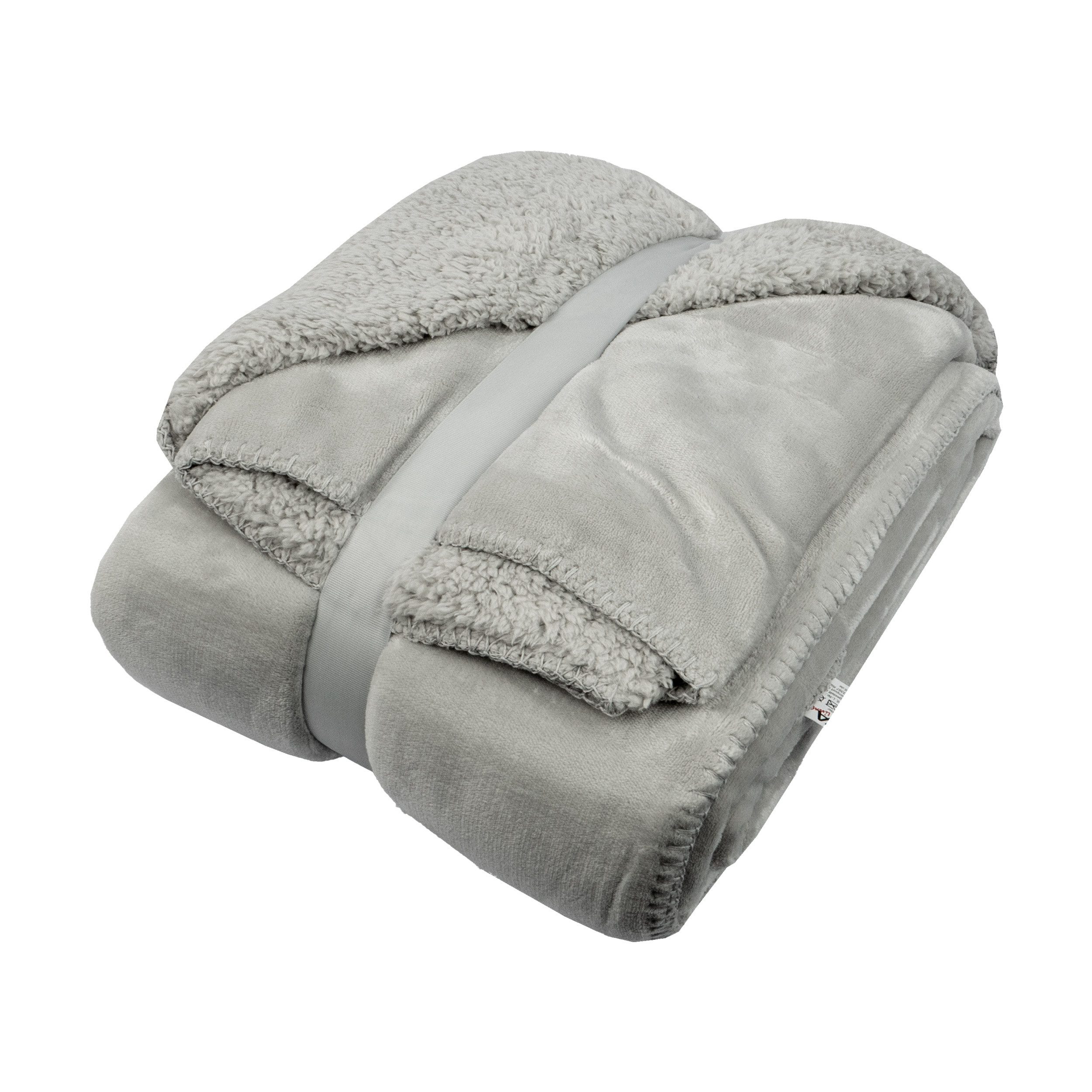 Wohndecke Flanell und Sherpa, VIVA Home, Oberseite weicher Flanell und Rück günstig online kaufen