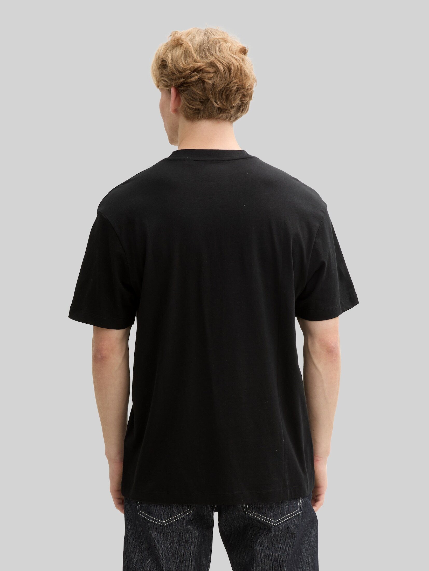 TOM TAILOR Denim T-Shirt T-Shirt (im Einserpack) Relaxed Fit T-Shirt aus Baumwolle