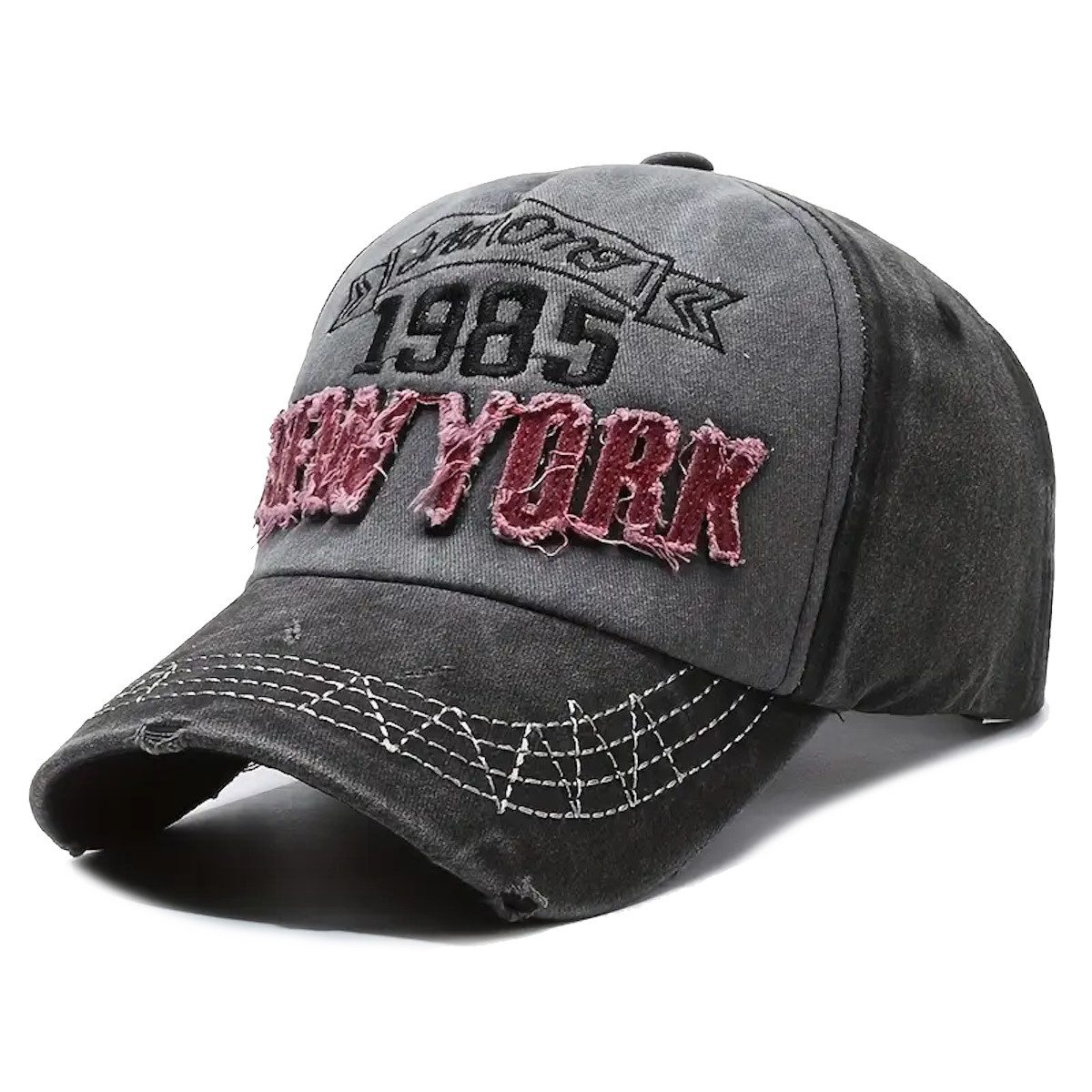 Sporty Baseball Cap New York Classic 1985 USA Vintage Retro Baseballcap im vintage used Look