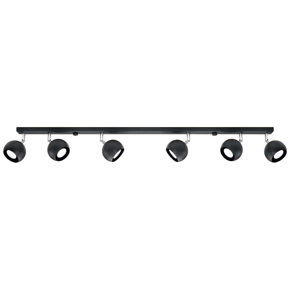 Deckenlampe nicht verstellbare cm Deckenspot, Deckenleuchte etc-shop LED Spots 120 Schwarz inklusive, L Leuchtmittel