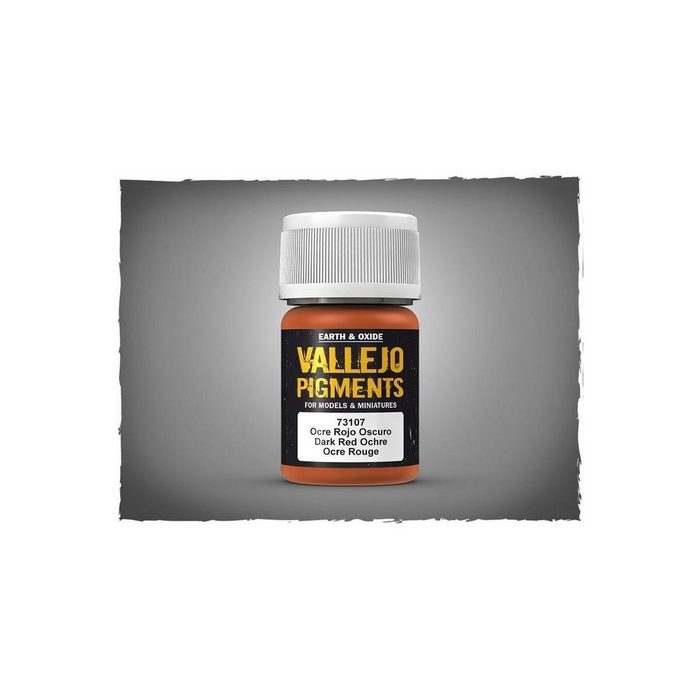 Vallejo Acrylfarbe VAL-73.107 - Pigments - Dark Red Ochre 35 ml