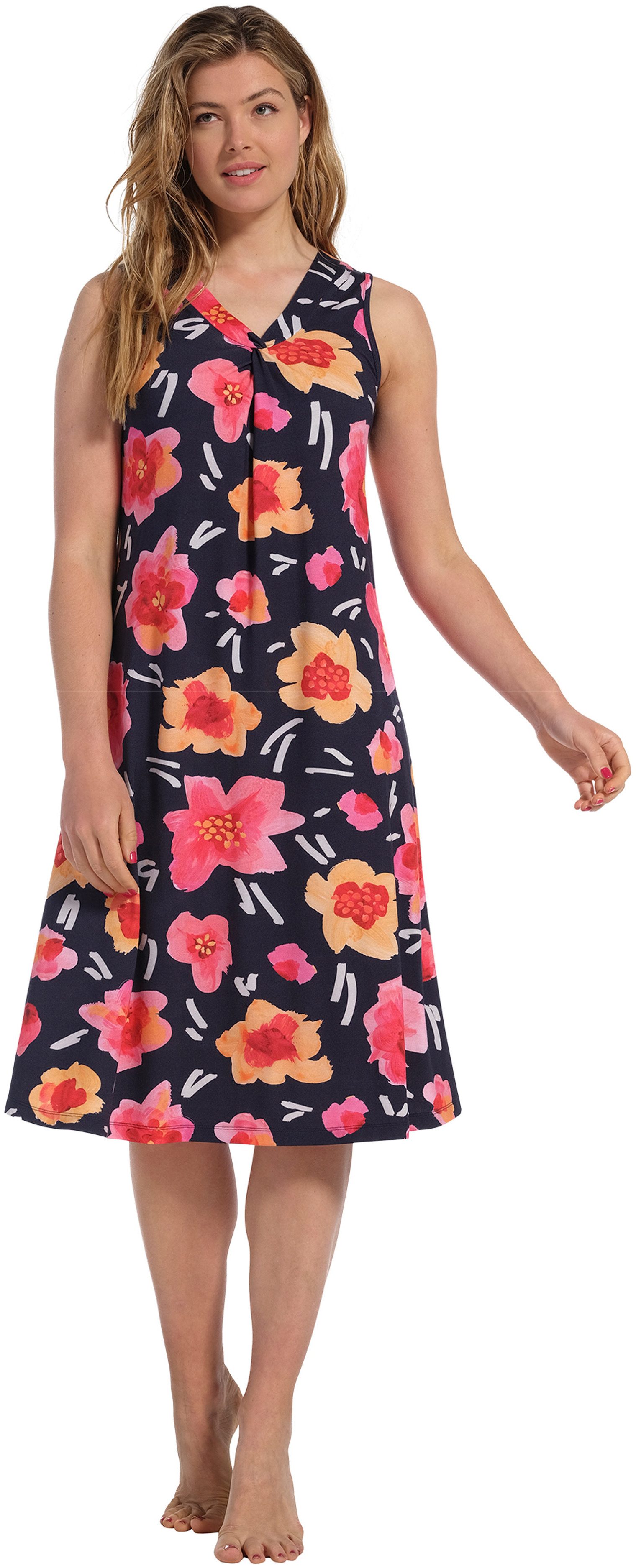 Strandkleid Damen Strandkleid Blumen