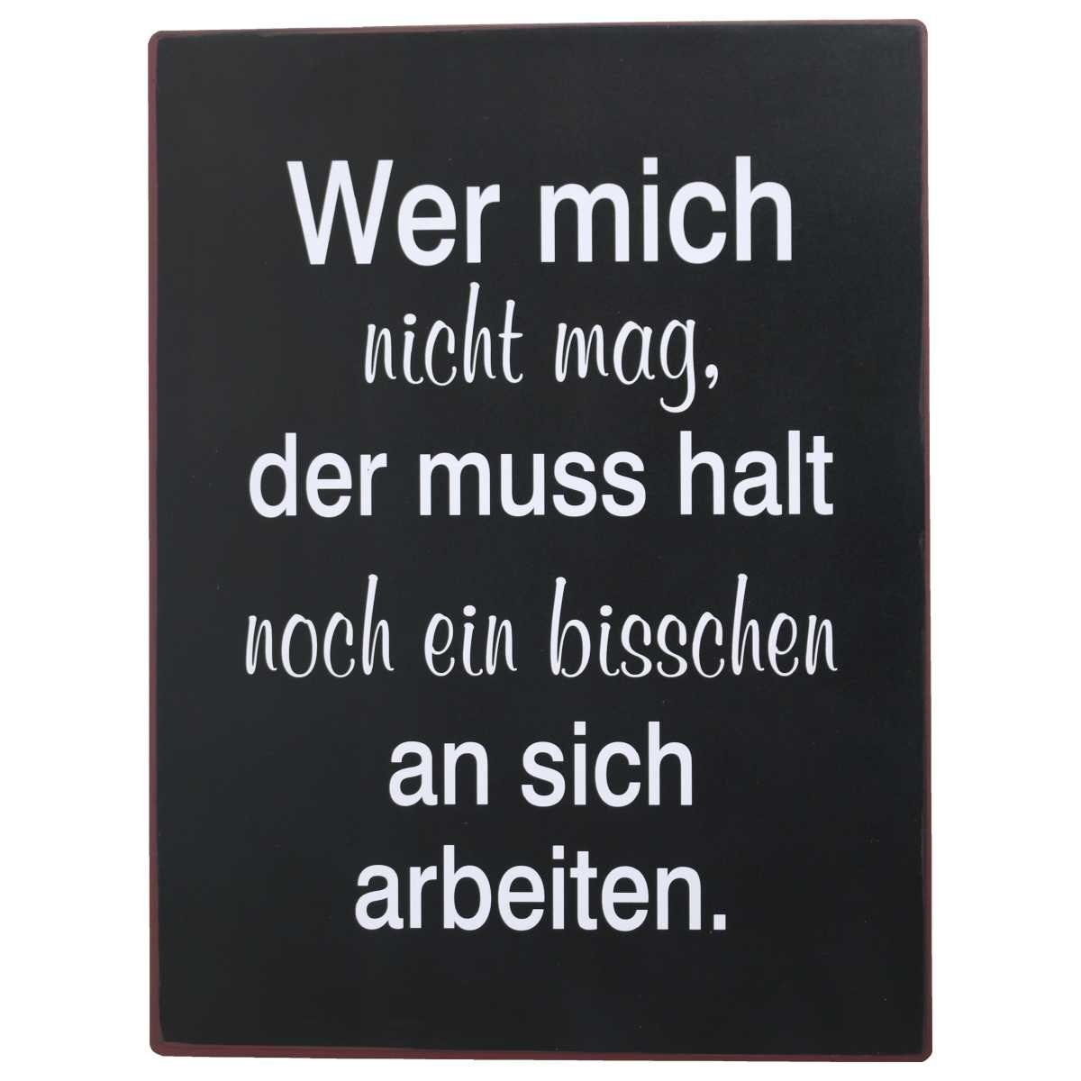 Lafinesse Metallschild »LaFinesse - Wer mich nicht mag... Metallschild