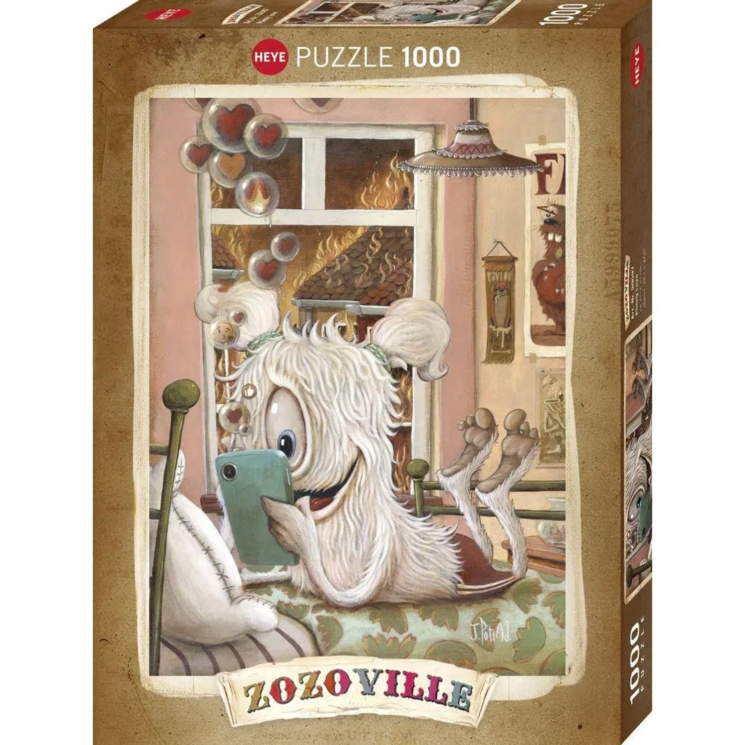 HEYE Puzzle PHONY LOVE, HEYE Puzzle von Hugo Prades, 1000 Puzzleteile