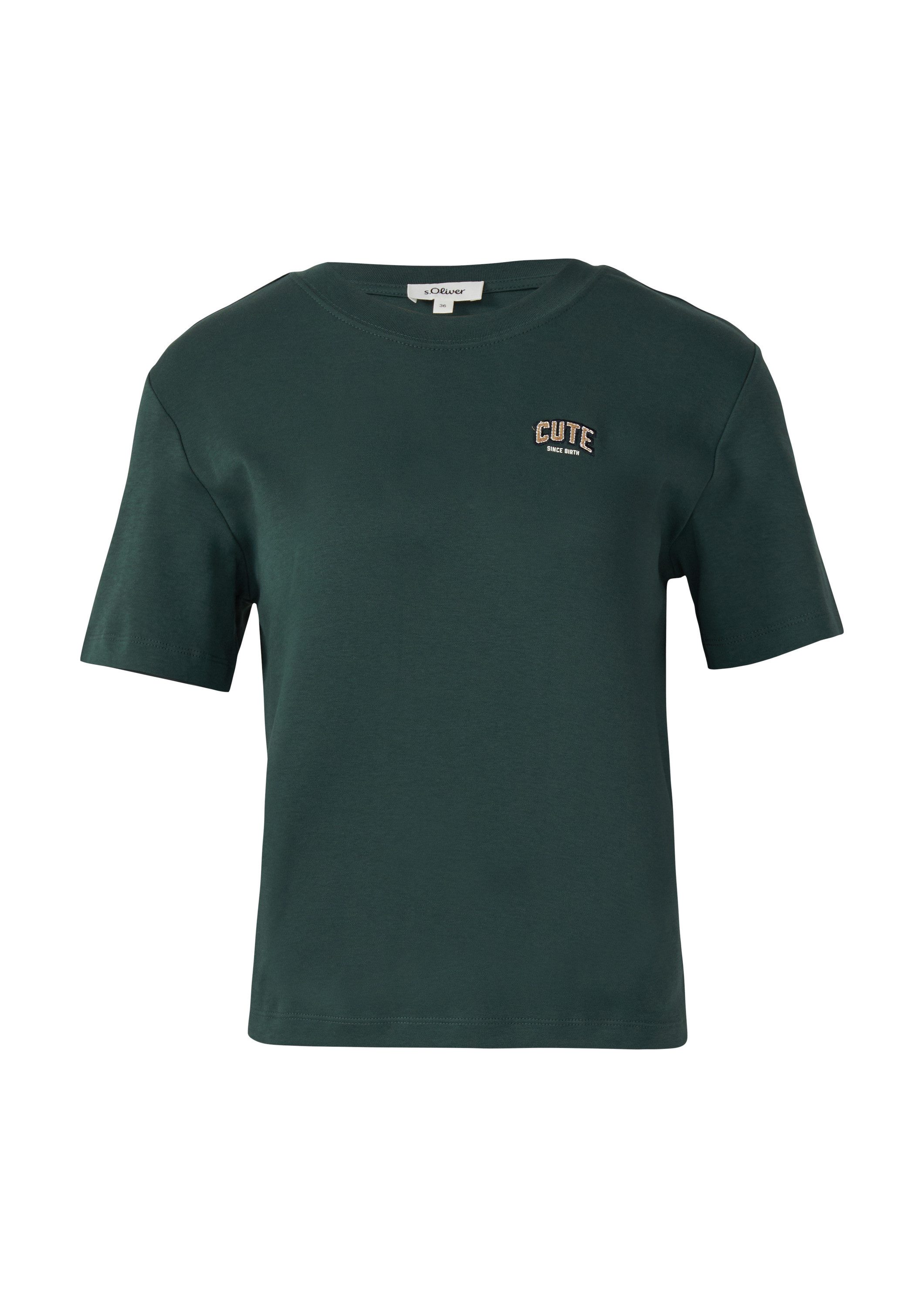 s.Oliver Kurzarmshirt T-Shirt (1-tlg) günstig online kaufen