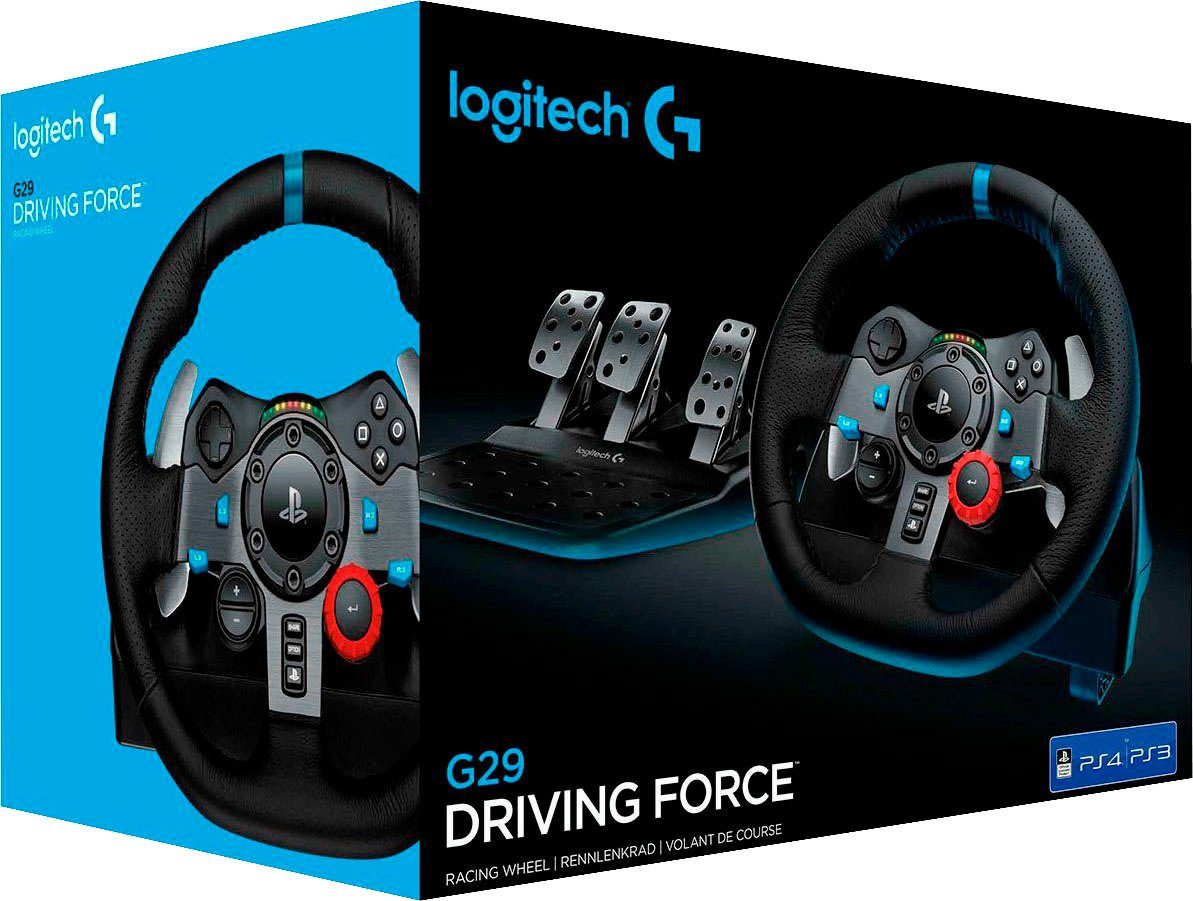 Logitech G PS4 G29 Driving Force + Gran Tourismo 7 Gaming-Lenkrad