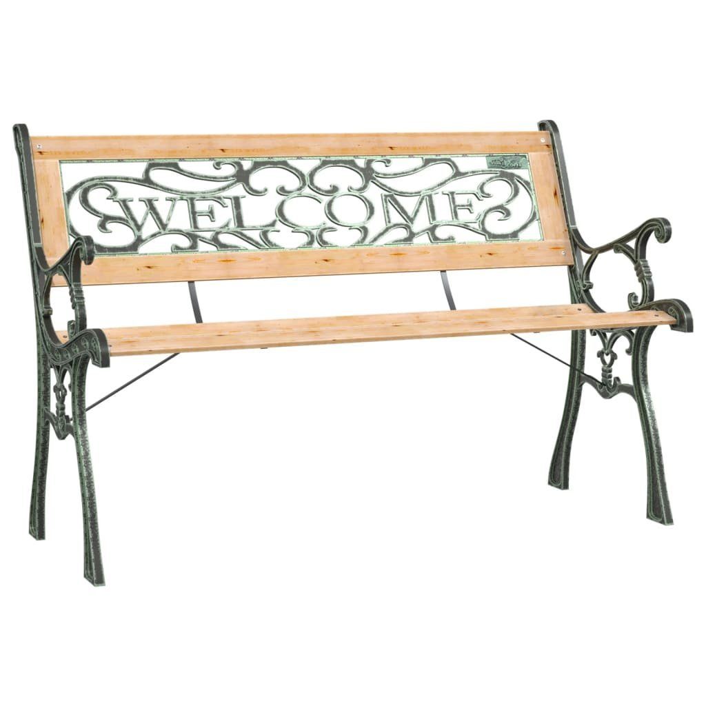 vidaXL Gartenbank Gartenbank 122 cm Massivholz Tanne (1-St)