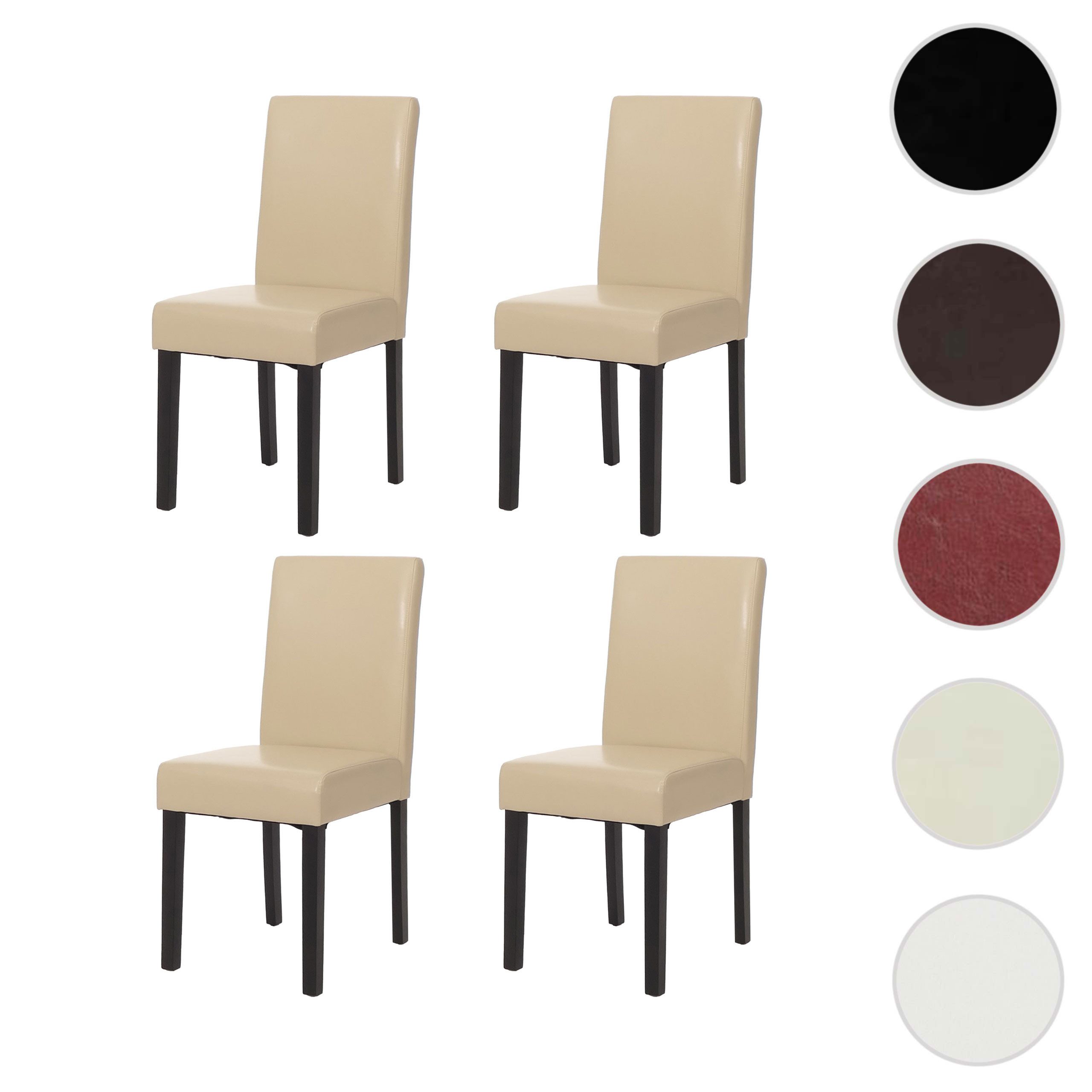 MCW Esszimmerstuhl Littau-4 (Set, 4 St), 4er-Set, Rutschfest durch Kunststo günstig online kaufen