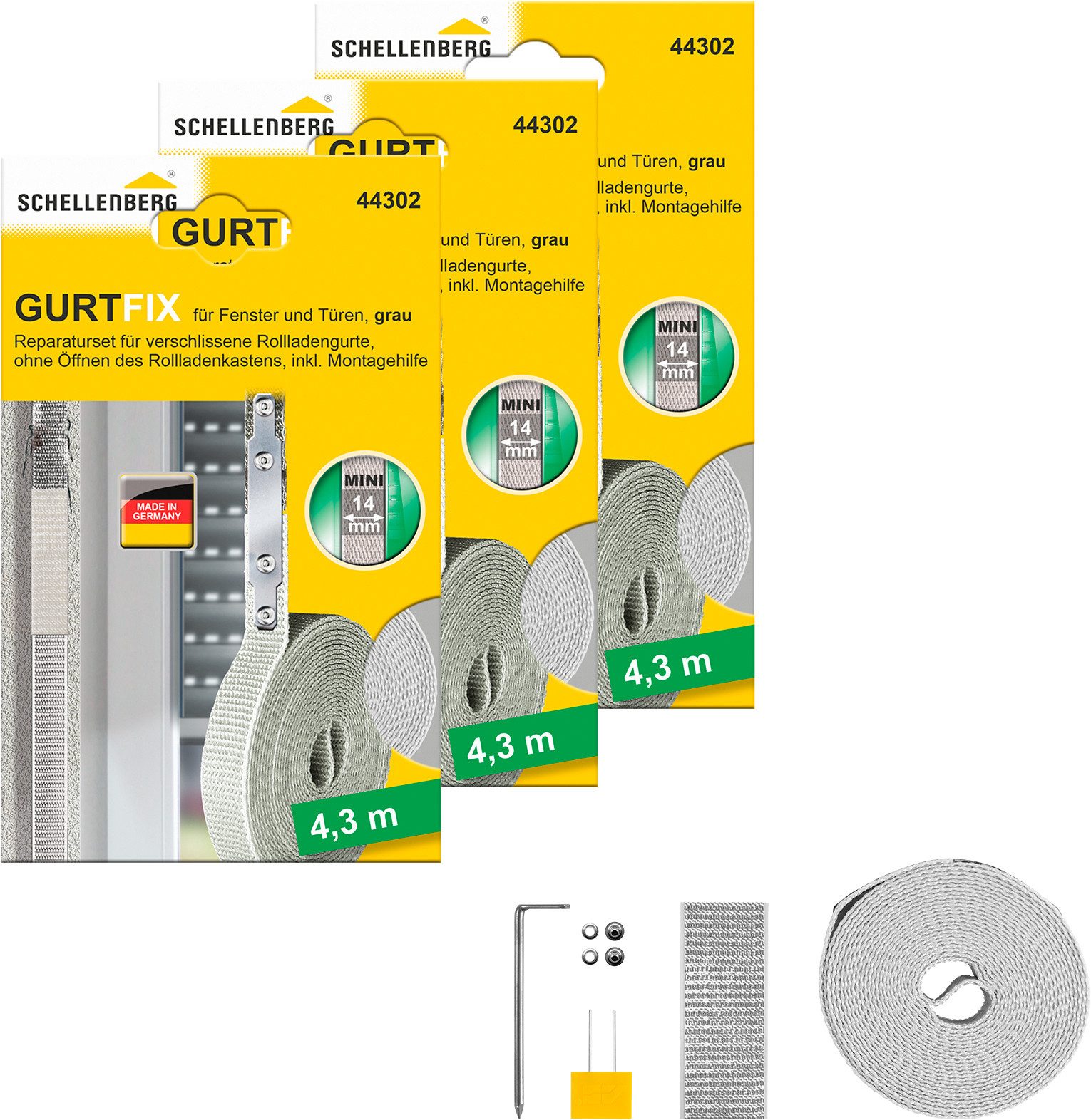 SCHELLENBERG Reparatur-Set Rollladen Gurtfix für das Rollladensystem Mini, günstig online kaufen