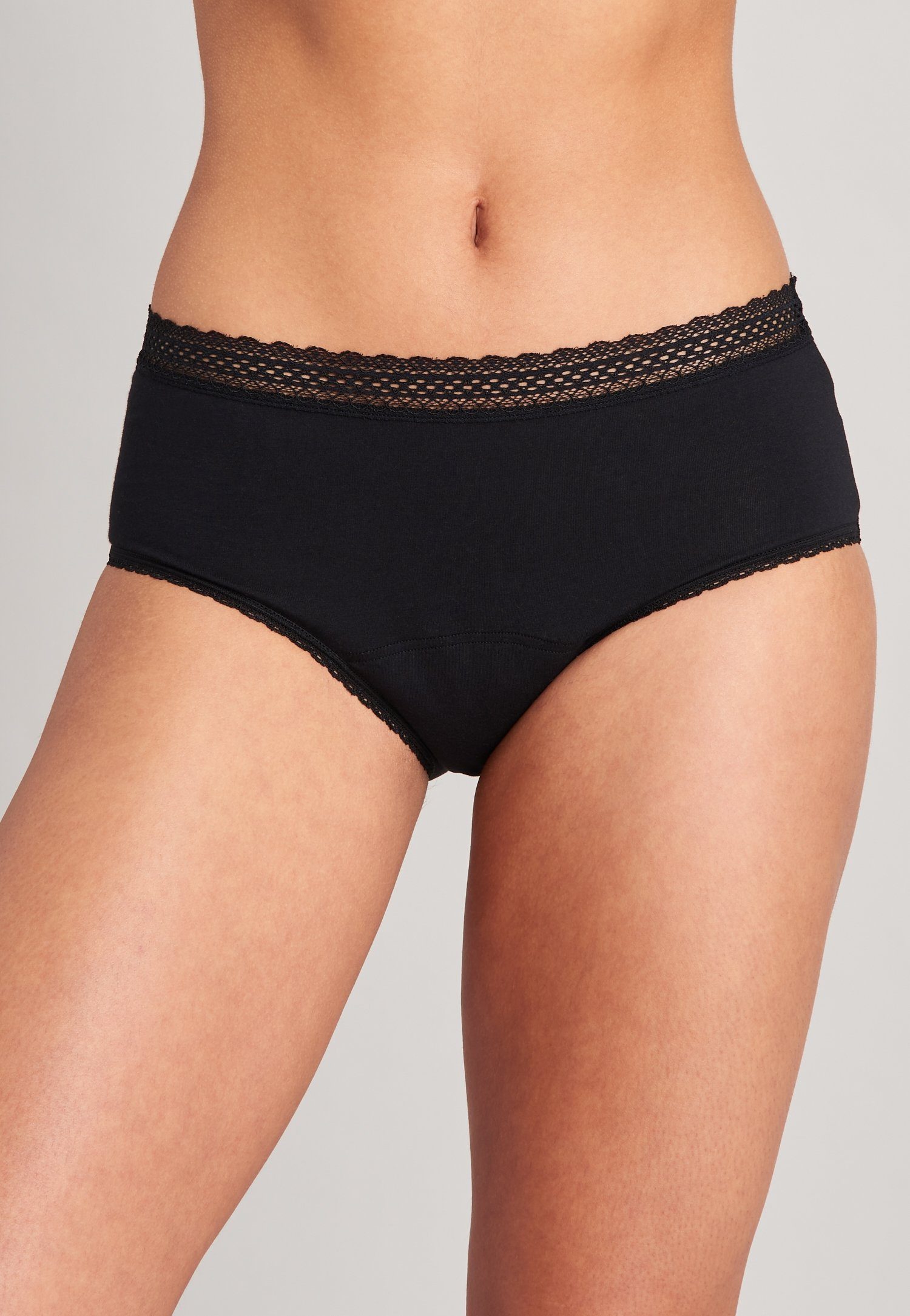 Schiesser Auslaufschutz mit Panty (2er-Pack) schwarz