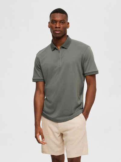 SELECTED HOMME Poloshirt SLHFAVE ZIP SS POLO NOOS