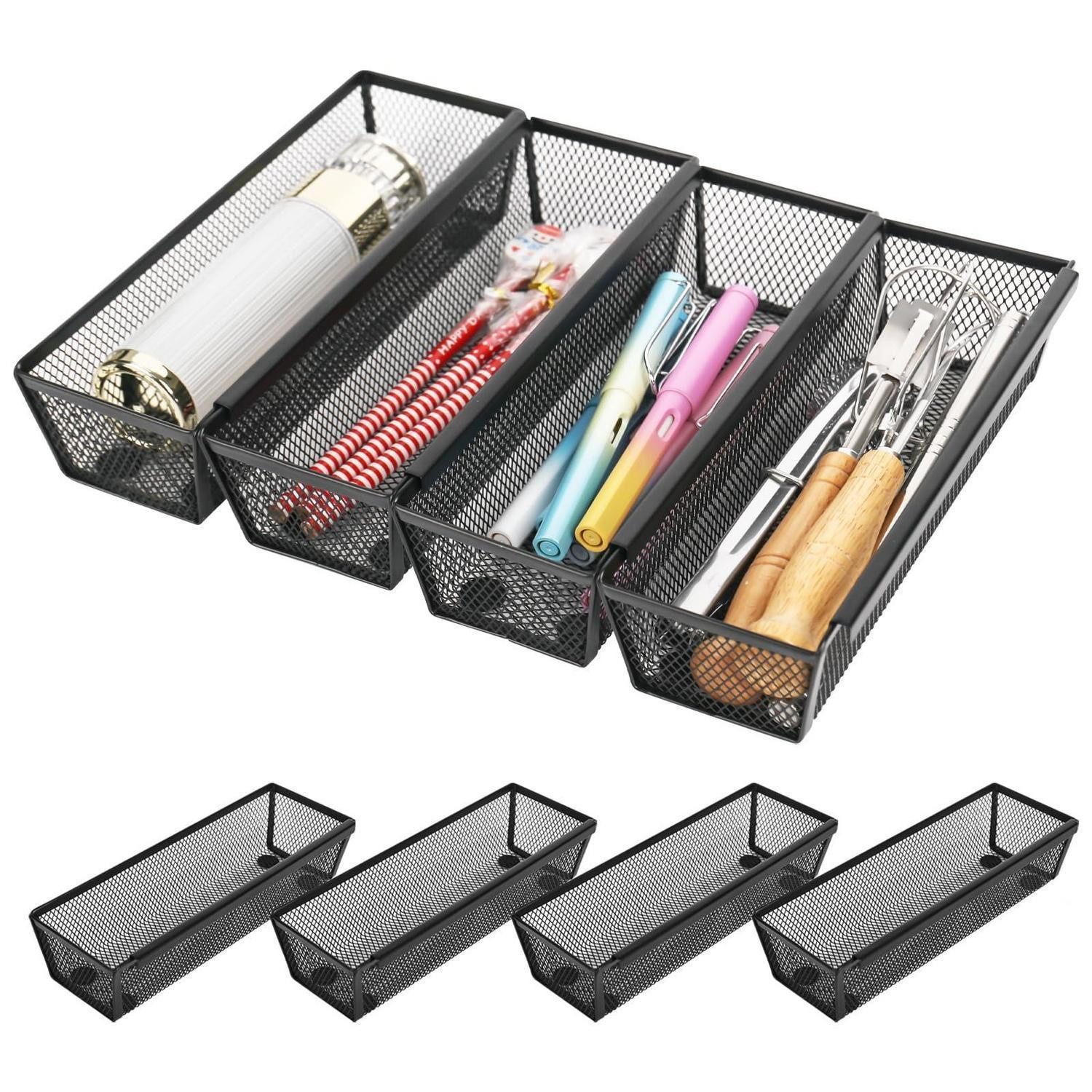 LuxusKollektion Besteckeinsatz Besteckkasten 4-teilig Schublade (4 St)