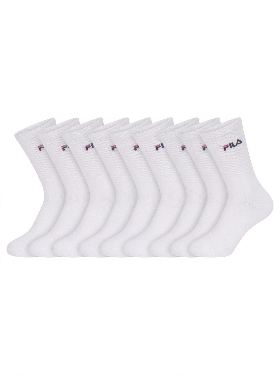 Fila Tennissocken UNISEX CREW TENNIS FULL TERRY SOCKS (9 Paar) mit eingestrickem Logo