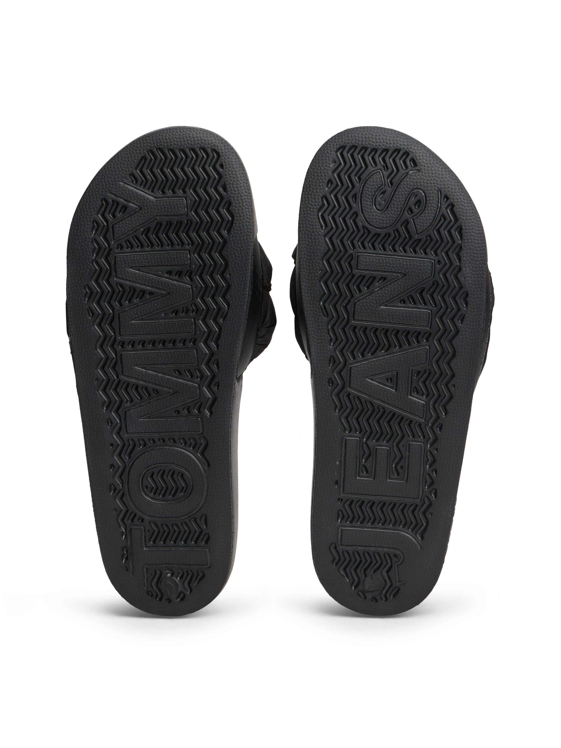 Tommy Jeans TJW BRAIDED SLIDES Pantolette Sandale, Pantolette, Flat mit geflochtener Bandage