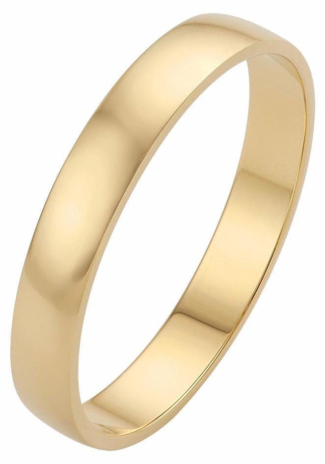 Firetti Trauring Schmuck Geschenk Gold 375 Hochzeit Ehering "LIEBE", Made in Germany, wahlweise mit oder ohne Brillanten