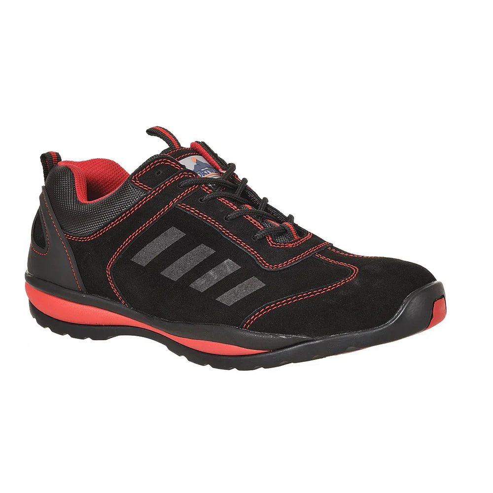 Portwest Steelite Lusum Sicherheits-Trainer S1P FW34 Grau-Schwarz Sicherheitsschuh