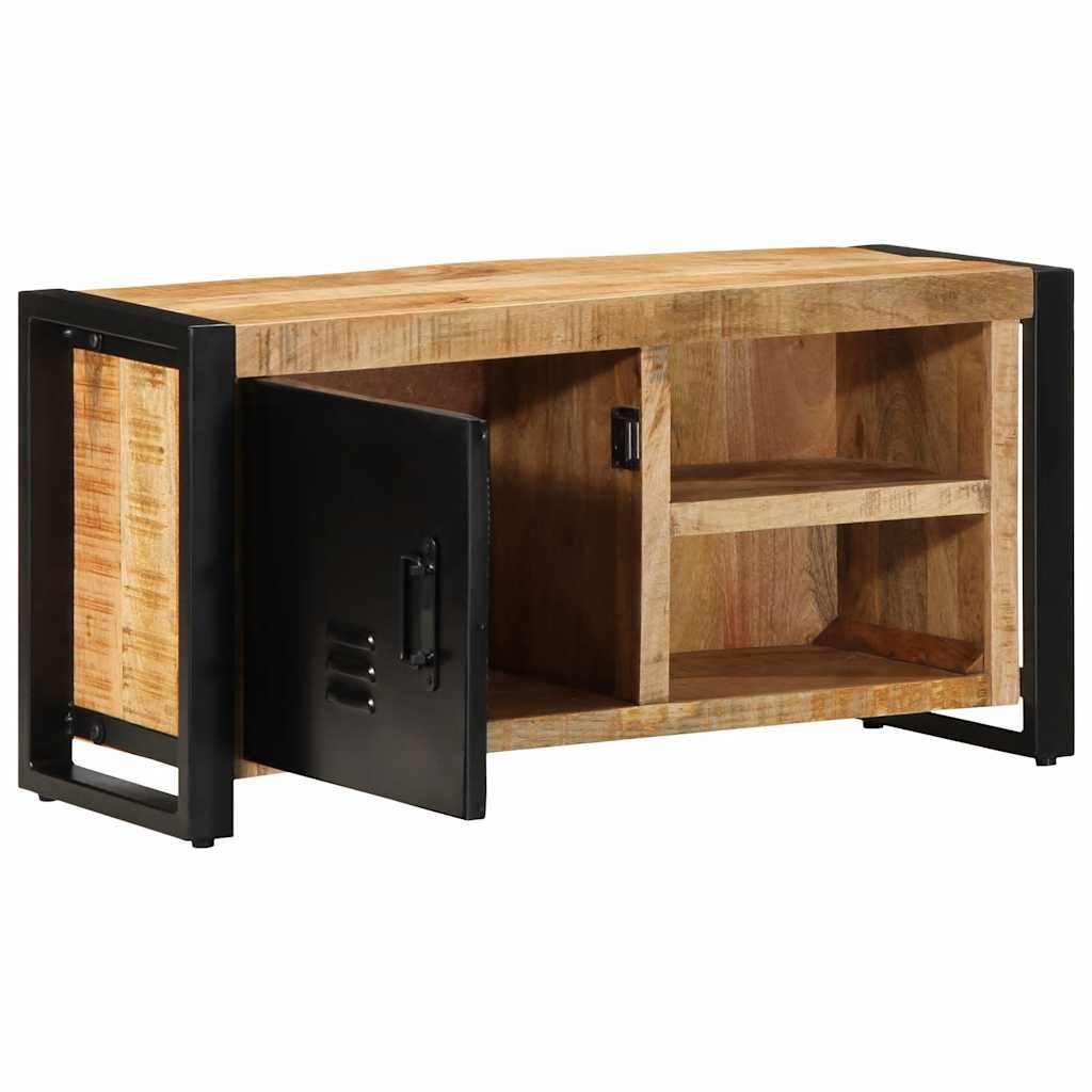 vidaXL TV-Schrank TV-Schrank 80x30x40 cm Raues Massivholz (1-St)