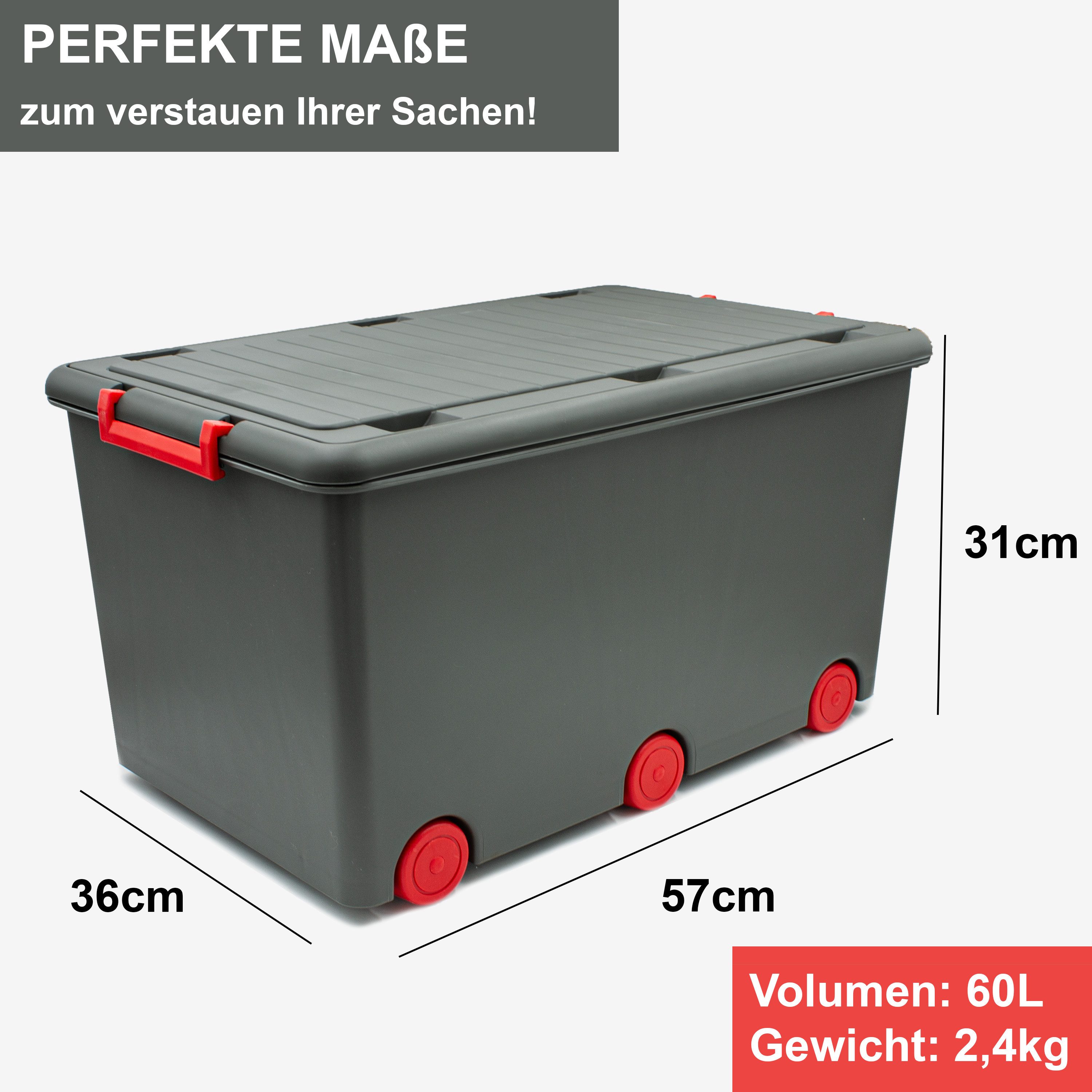Babykajo Aufbewahrungsbox (Boxen mit Rollen, 3 günstig online kaufen